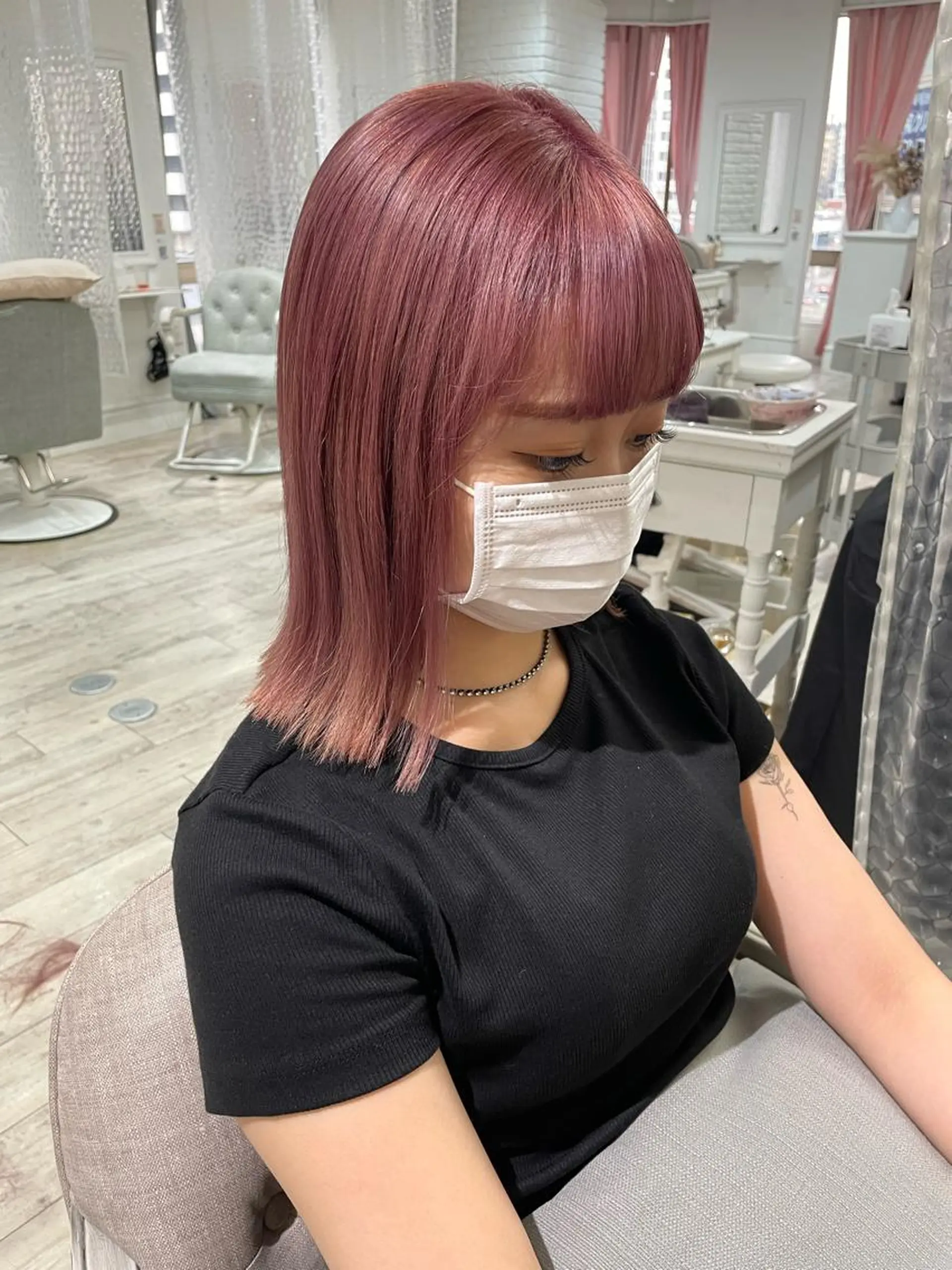 ミディアム カラー miyu /大阪美容室のヘアスタイル