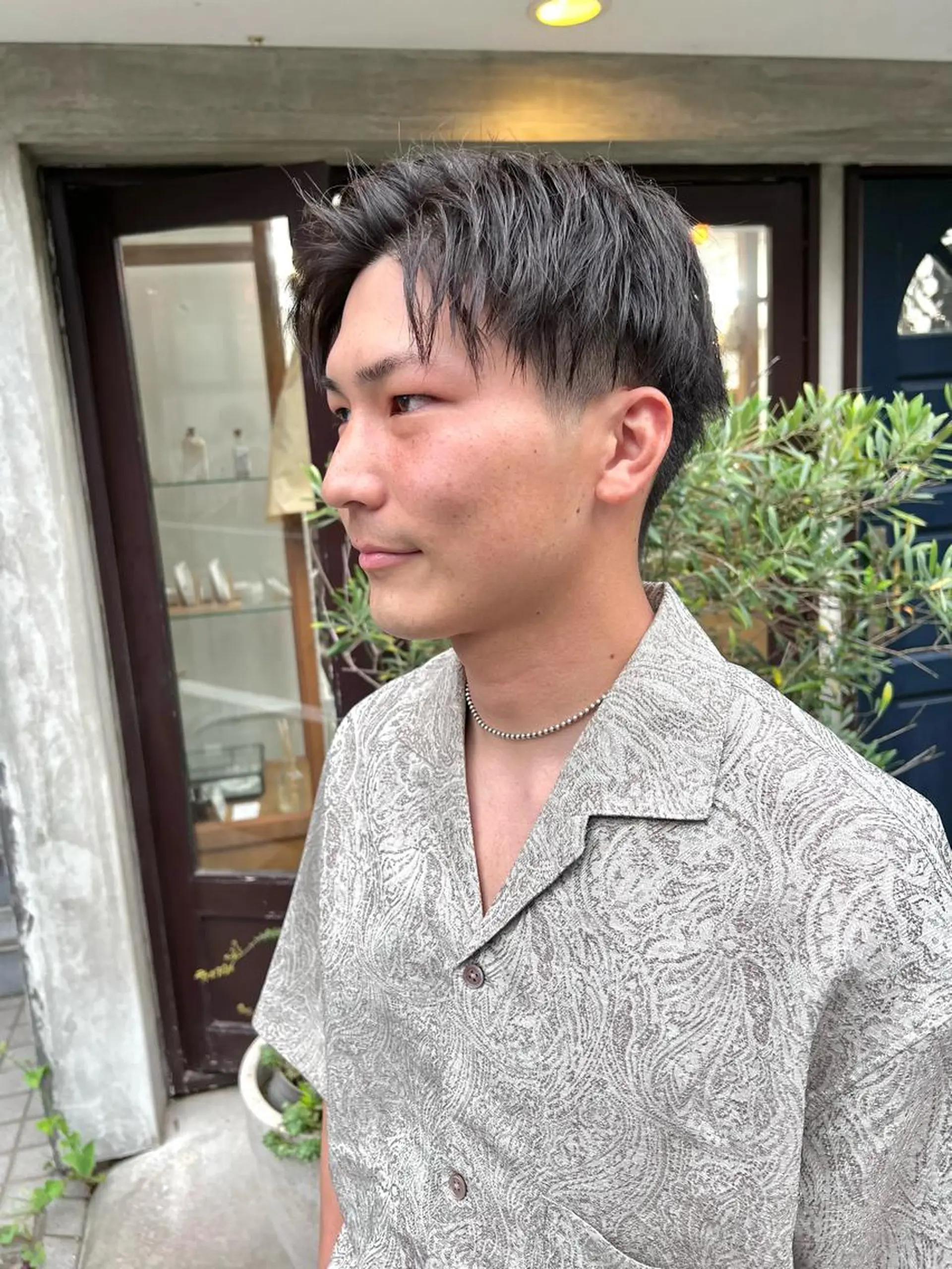 ショート メンズ カット 木村陸弥 似合わせ 透明感カラー🌿のヘアスタイル