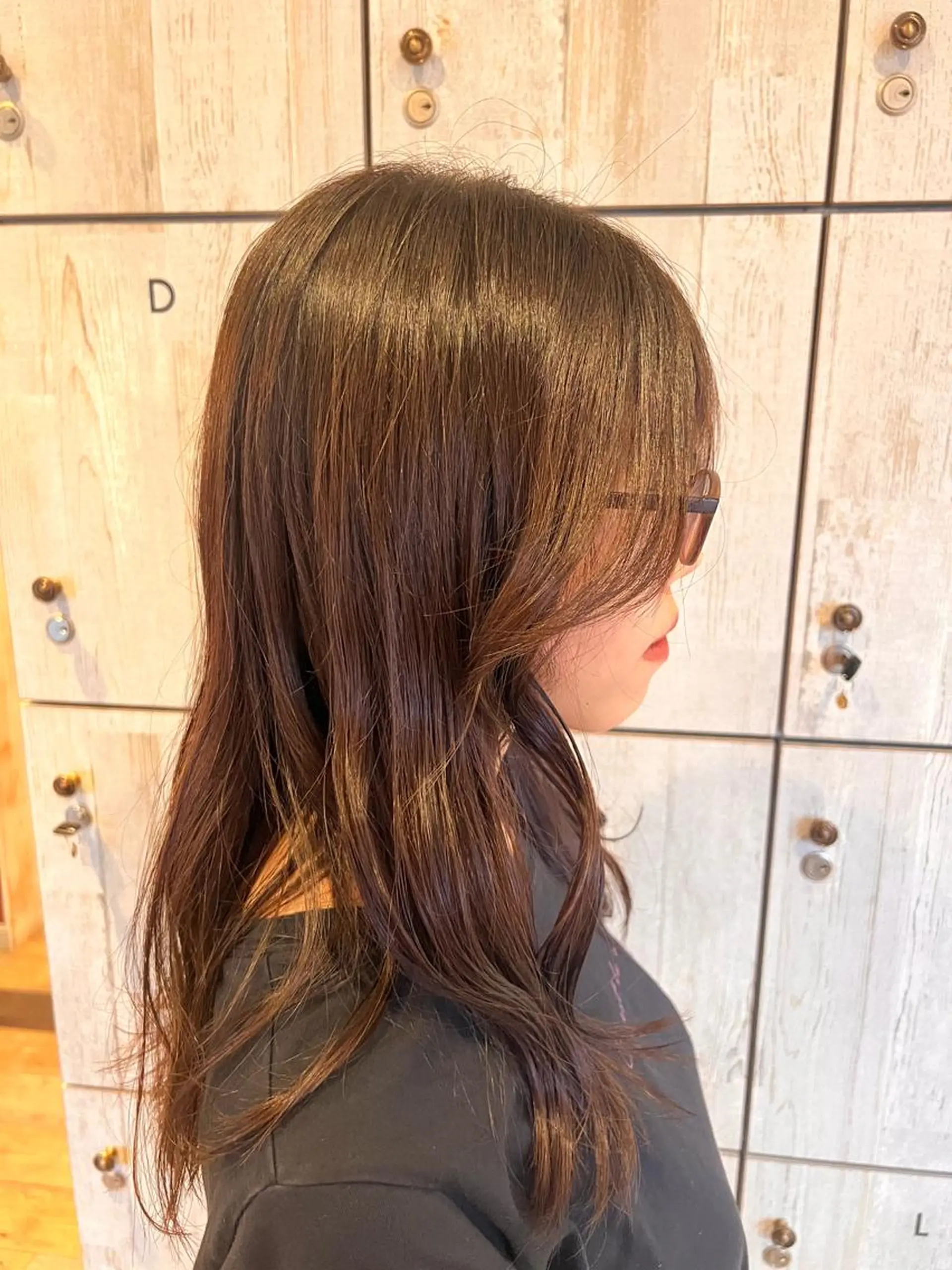 セミロング カラー れいな🌼 ボブ･艶カラー🌼のヘアスタイル