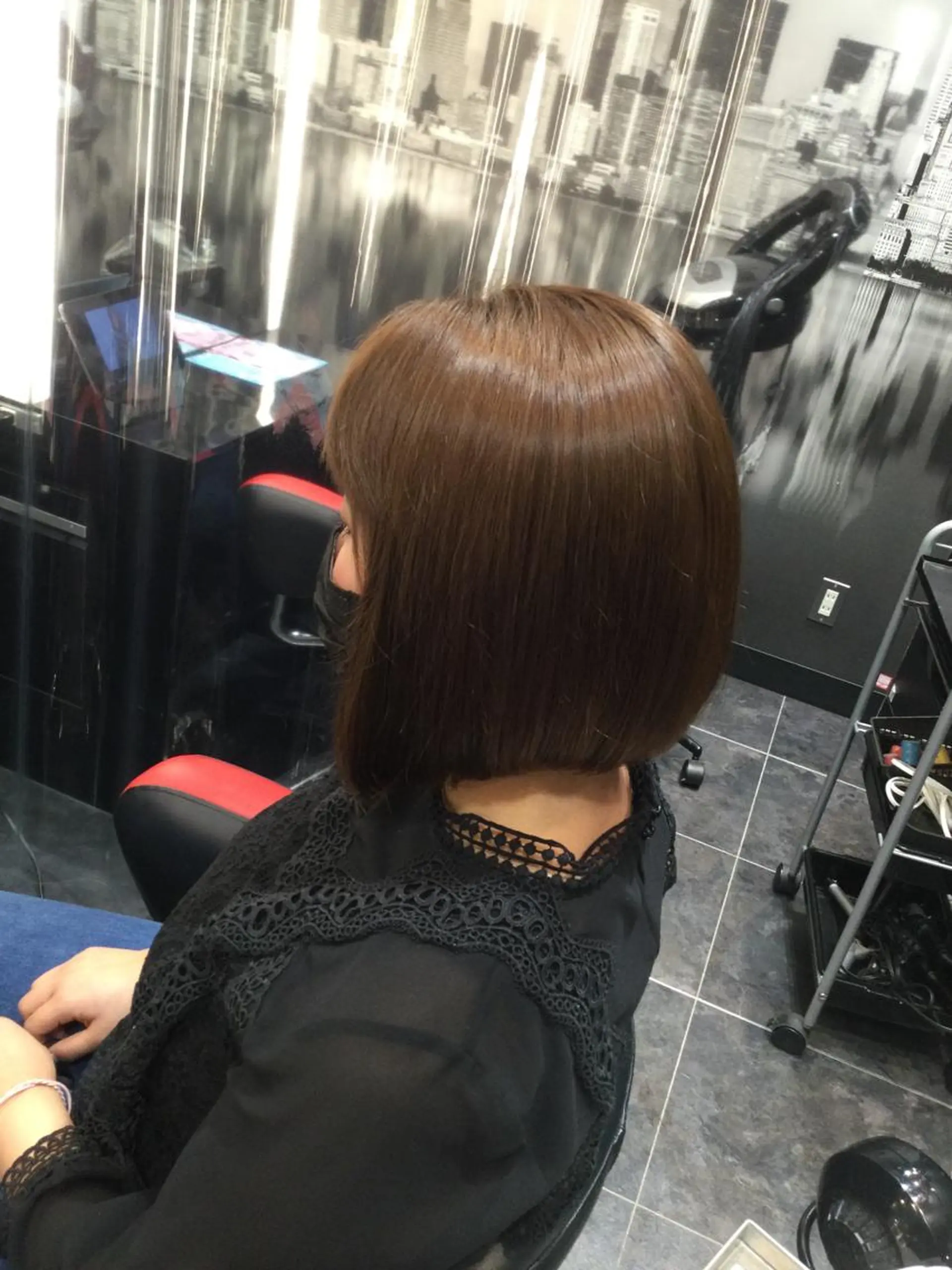 ミディアム カラー Annon プライベートサロンのヘアスタイル