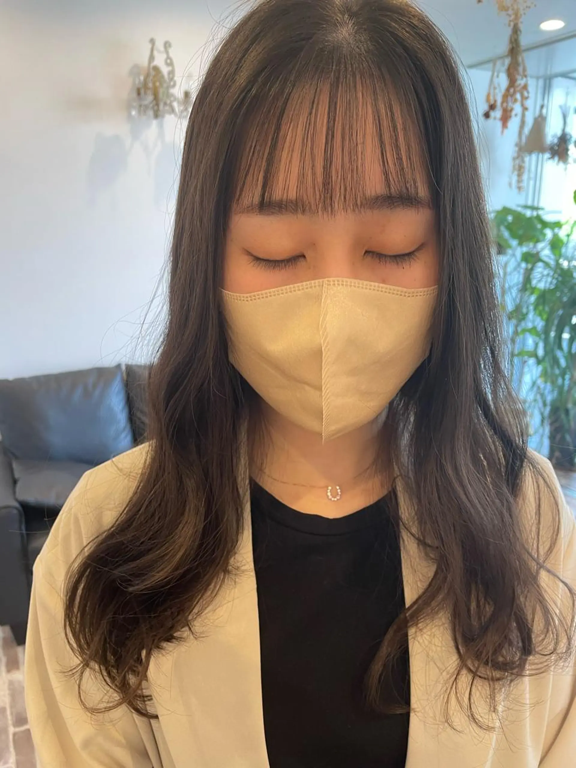 セミロング 縮毛矯正 m ā l o.🌷 サカモトマイコのヘアスタイル