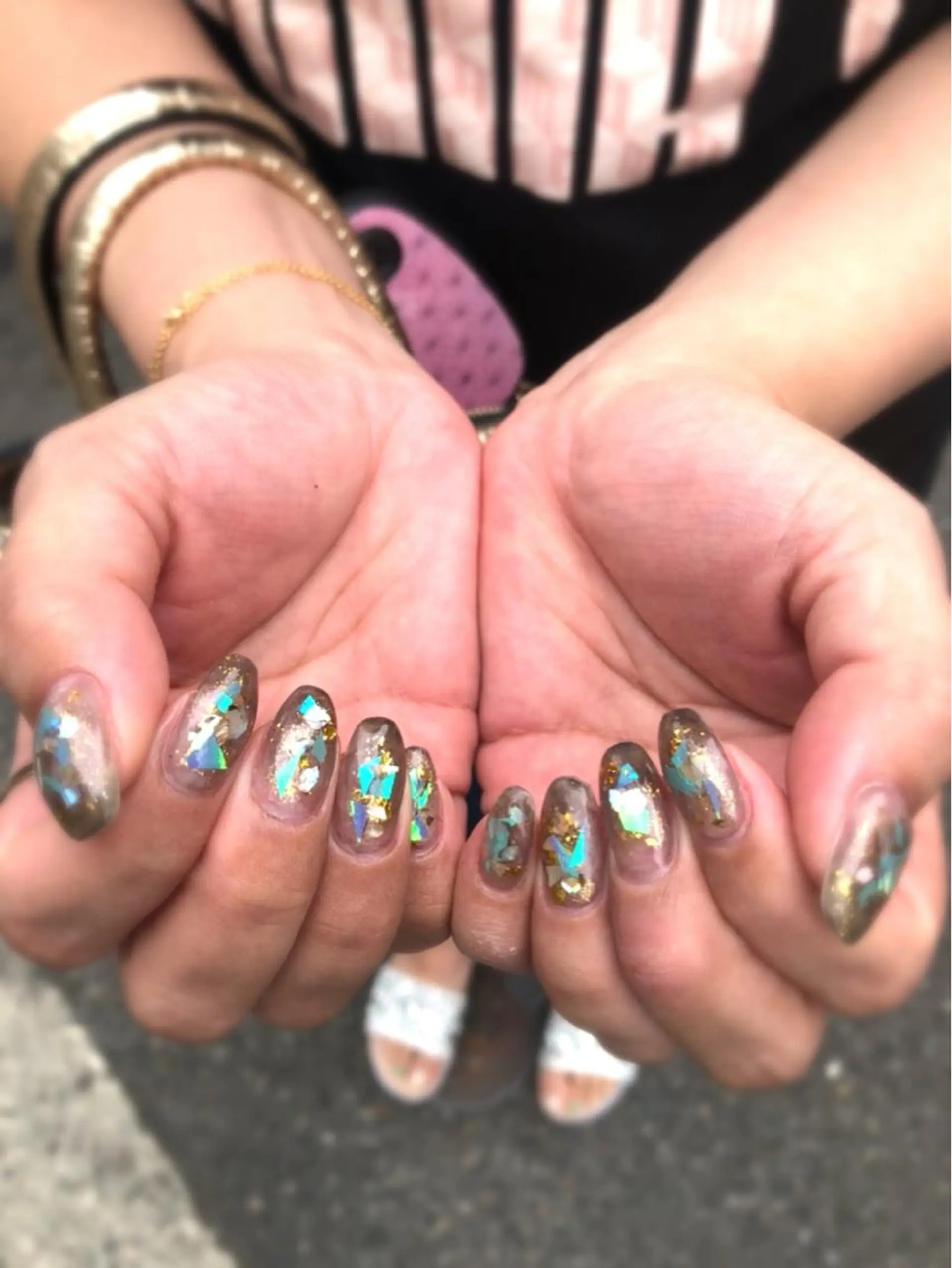 ネイル 夏ネイル ハンドネイル 中谷 亜佑美のネイルデザイン