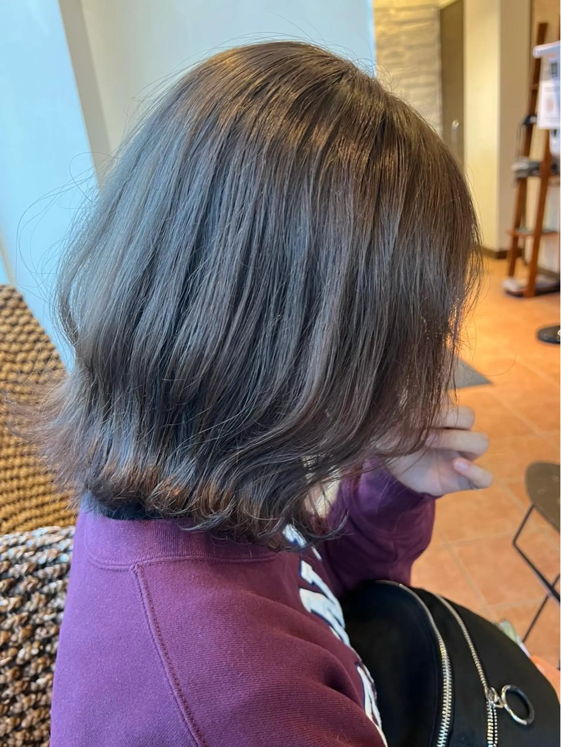 ミディアム カラー 毛流れフェザー スタイル🔹竹内凌のヘアスタイル