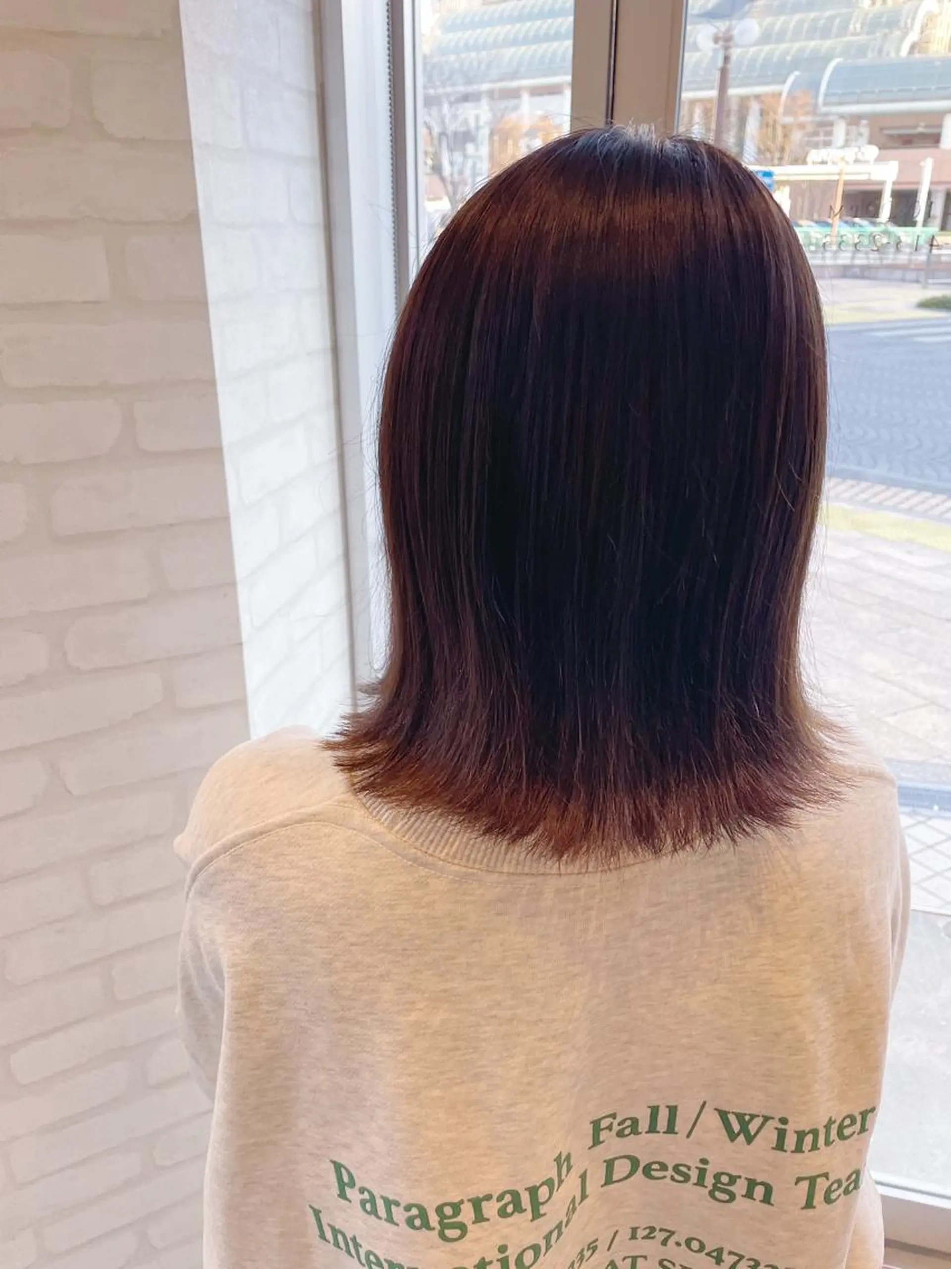 ミディアム カラー ケアブリーチ /髪質 改善/古橋圭史郎のヘアスタイル