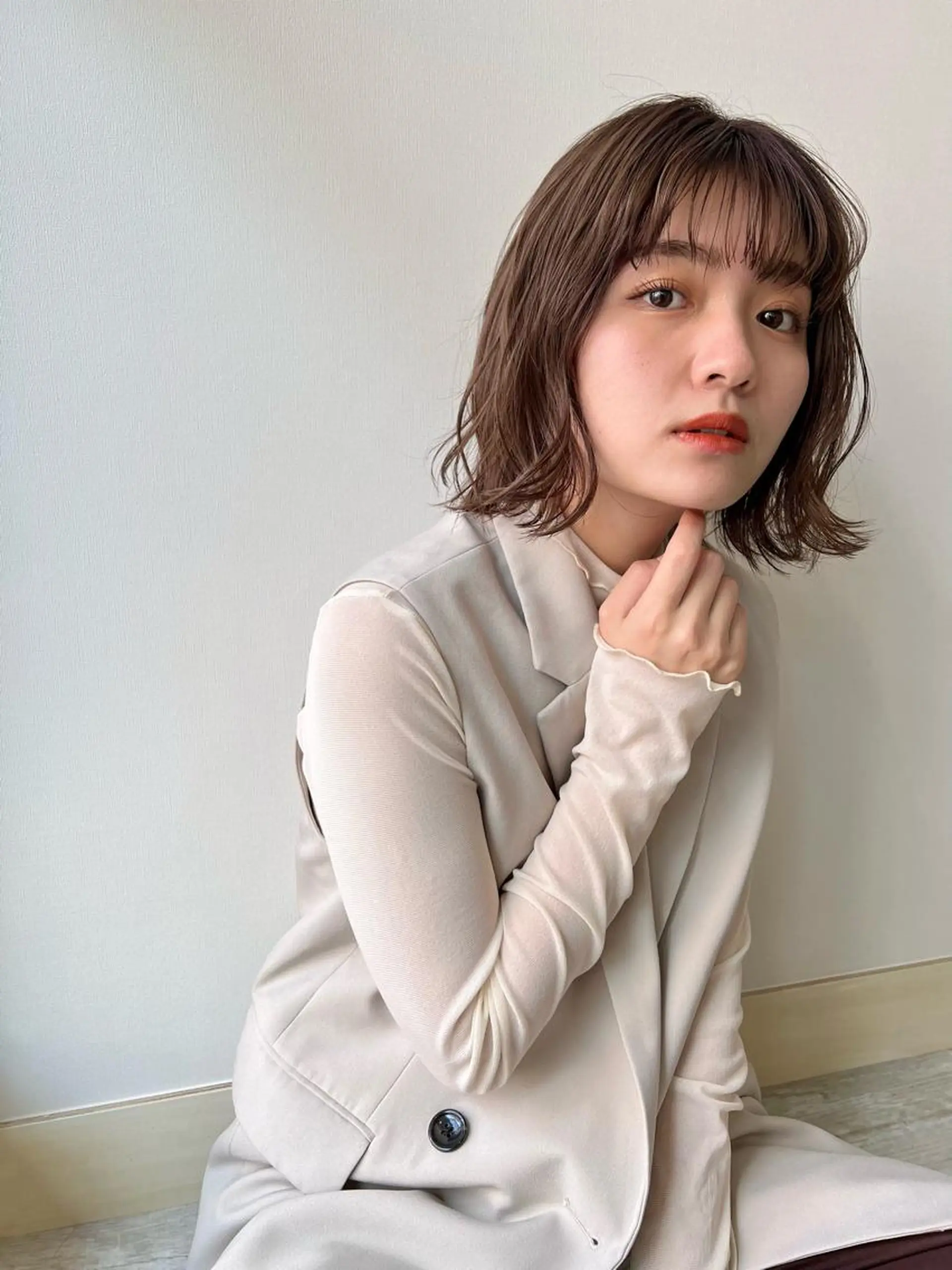 ミディアム カラー 《放出》Forte マネージャー山根英明のヘアスタイル