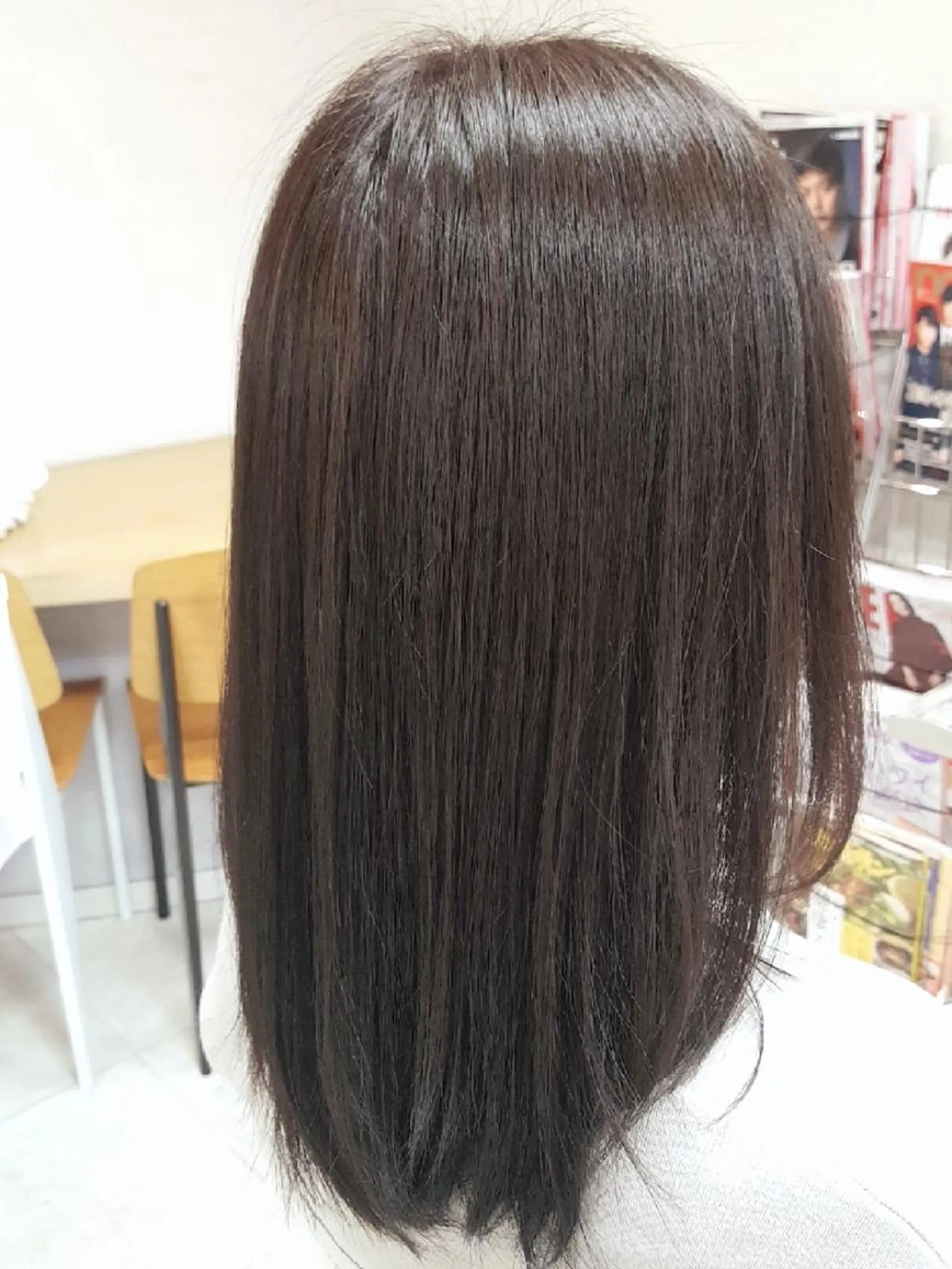 セミロング カット ヘアカラー トリートメント 菊地 美憂のヘアスタイル