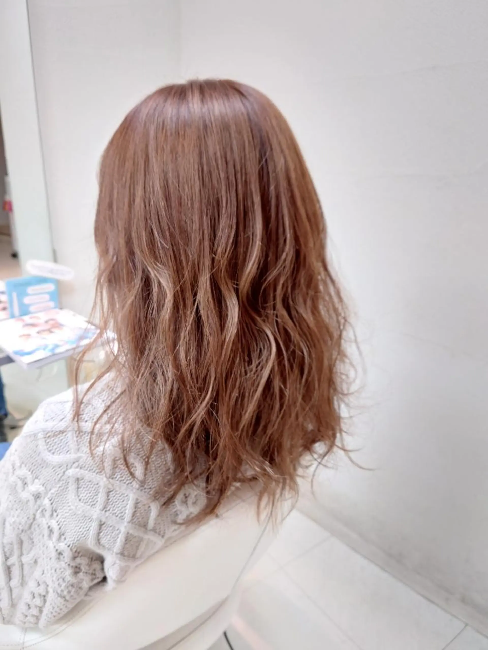 セミロング カット ヘアカラー nagane sayakaのヘアスタイル