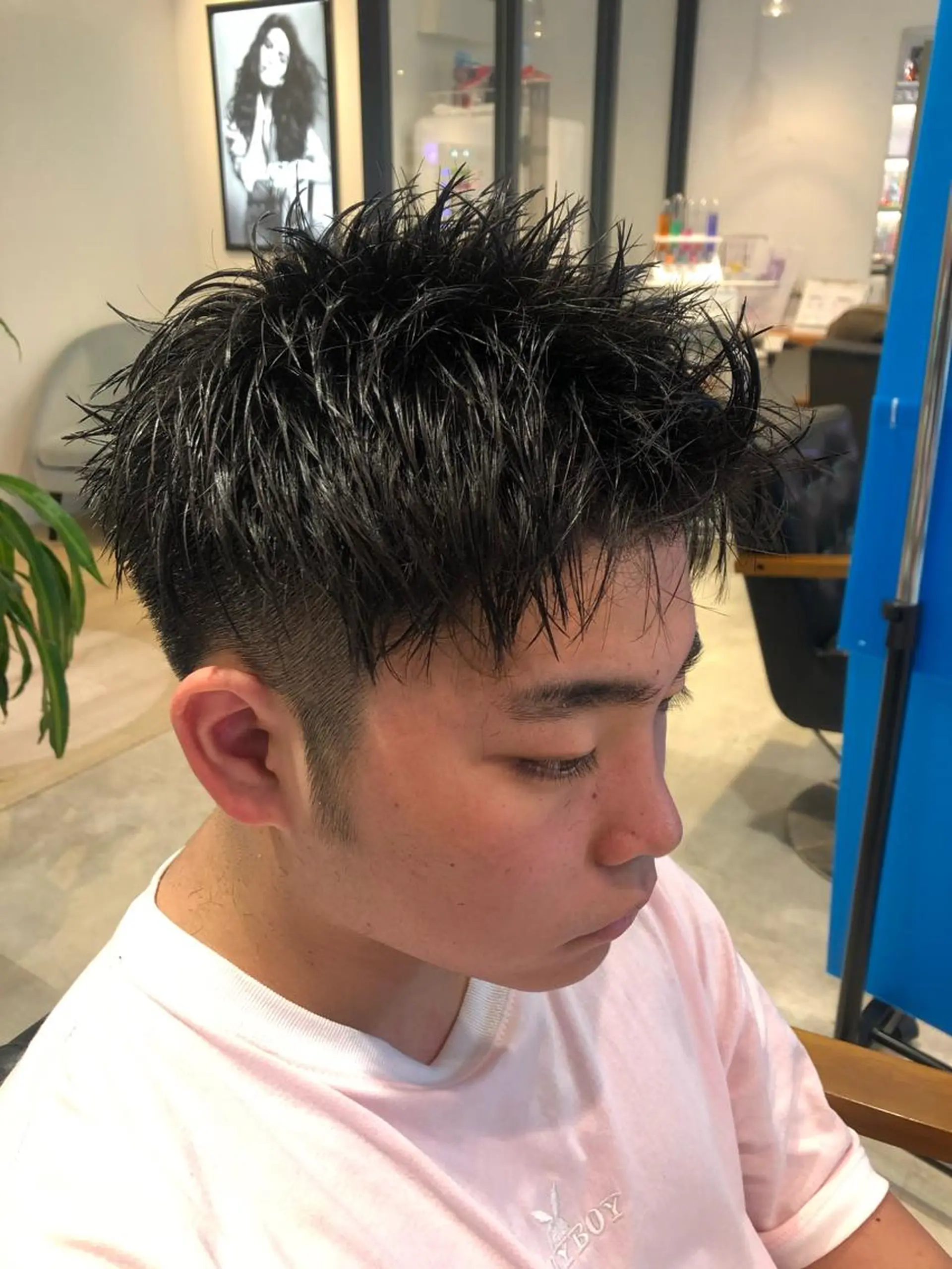 メンズ 髪質改善ストレートo rメンズスタイル今岡のヘアスタイル