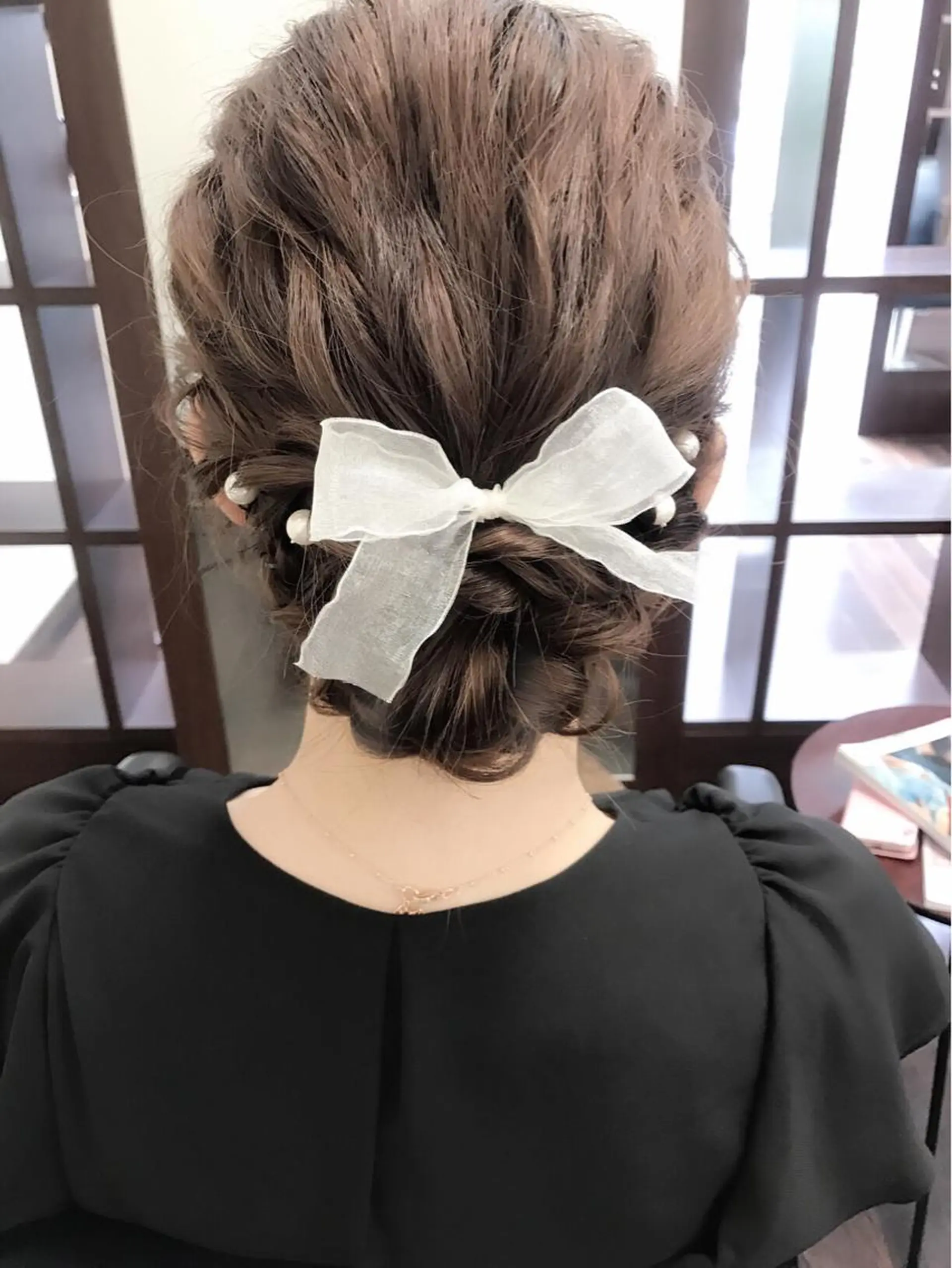 ロング ヘアアレンジ 卒業式のヘアスタイル 沢田 瞳のヘアスタイル