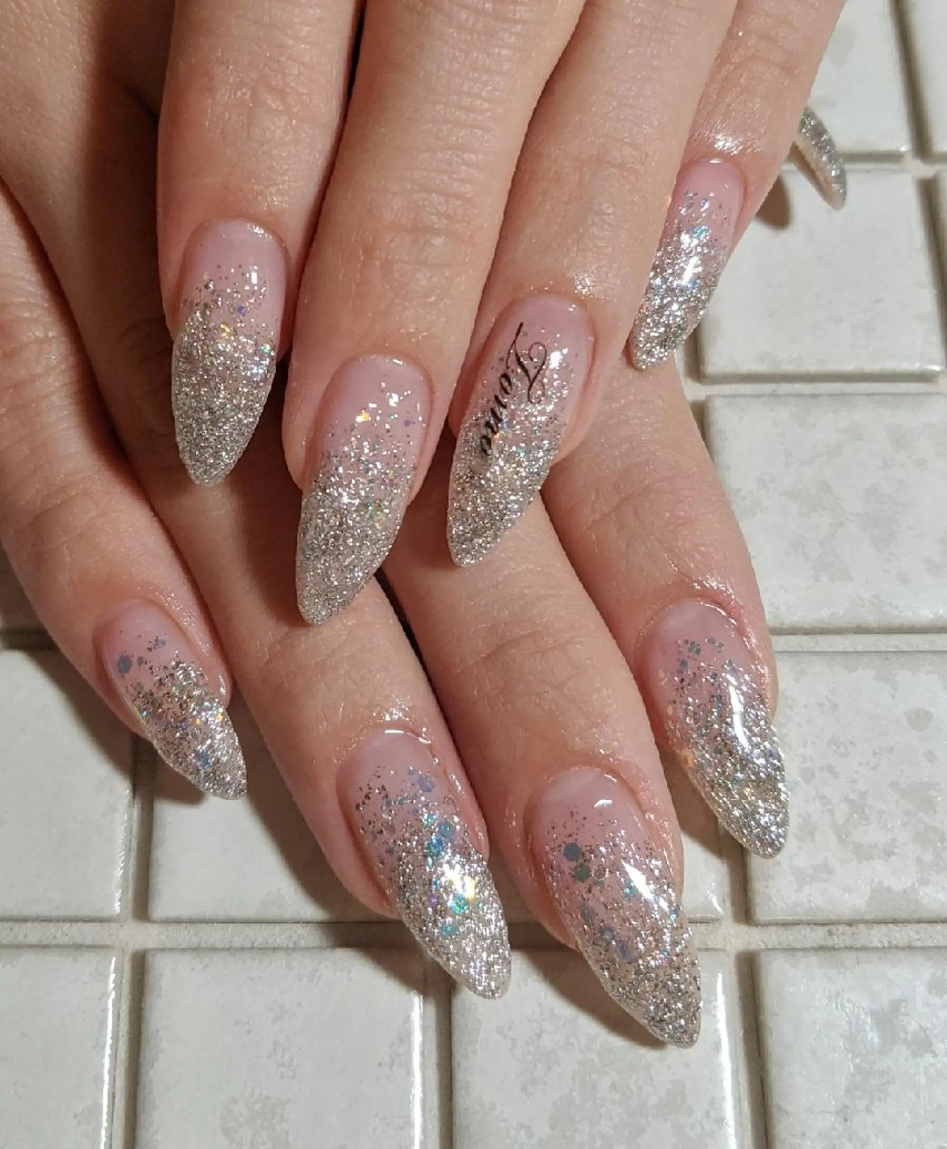 ネイル キラキラネイル ラメ(グリッター) ハンドネイル private salon mieのネイルデザイン