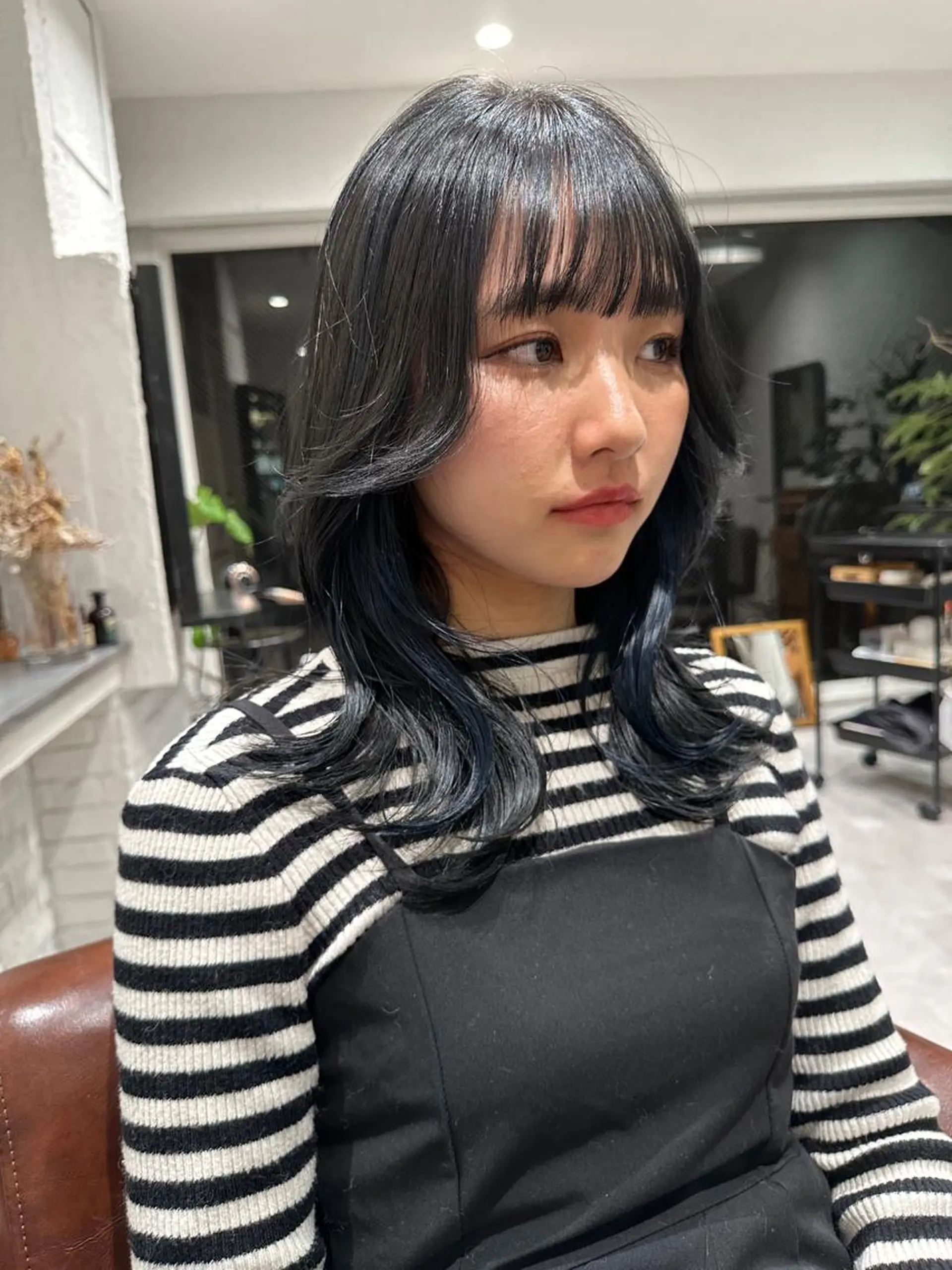 ミディアム カラー ミディアムレイヤー レイヤーカット 堀 直人のヘアスタイル