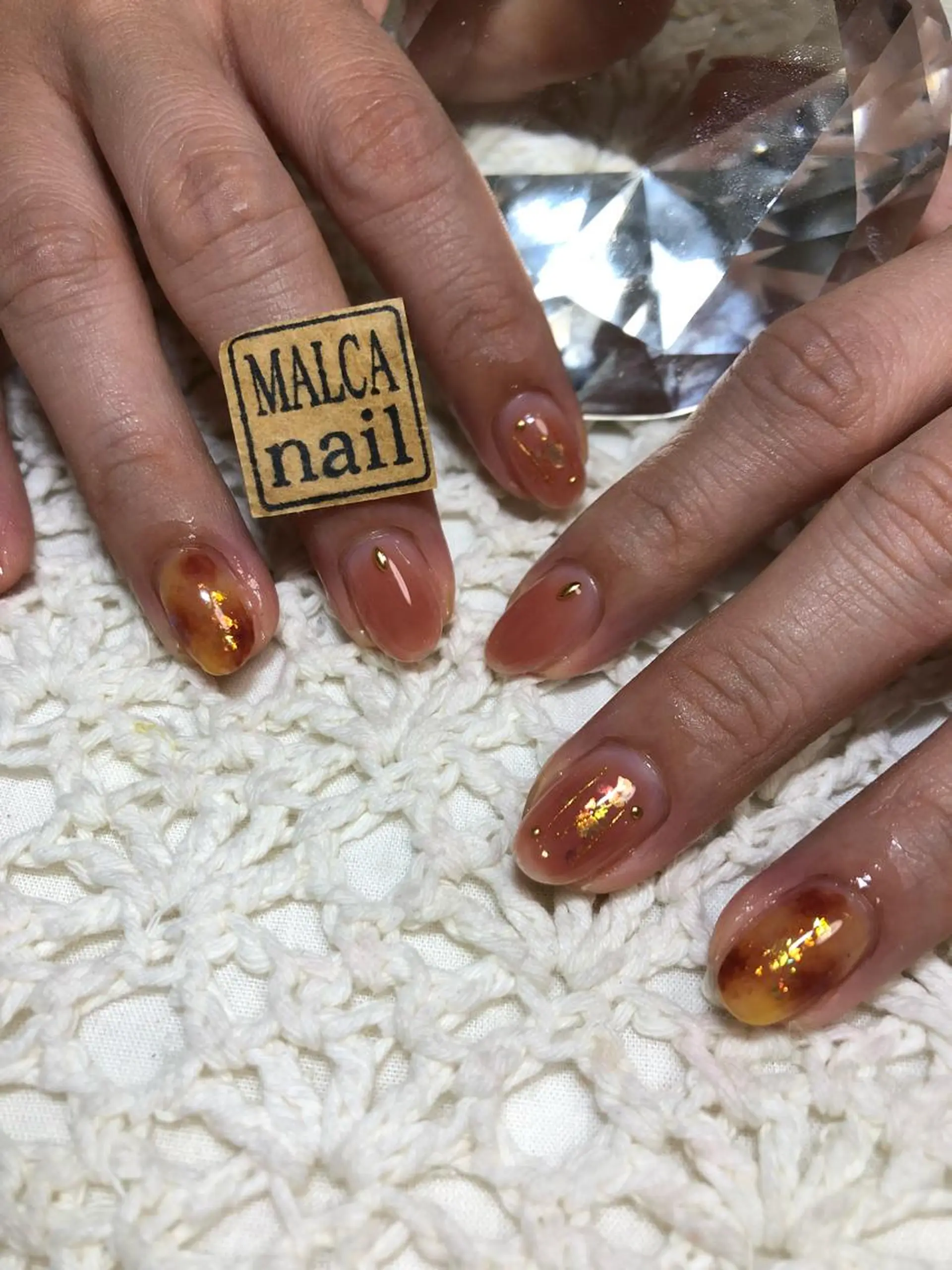 セミロング カラー パーマ ヘアアレンジ ネイル マツエク・マツパ MALCAnail(マルカネイル)所属・荒木 莉奈のネイルデザイン