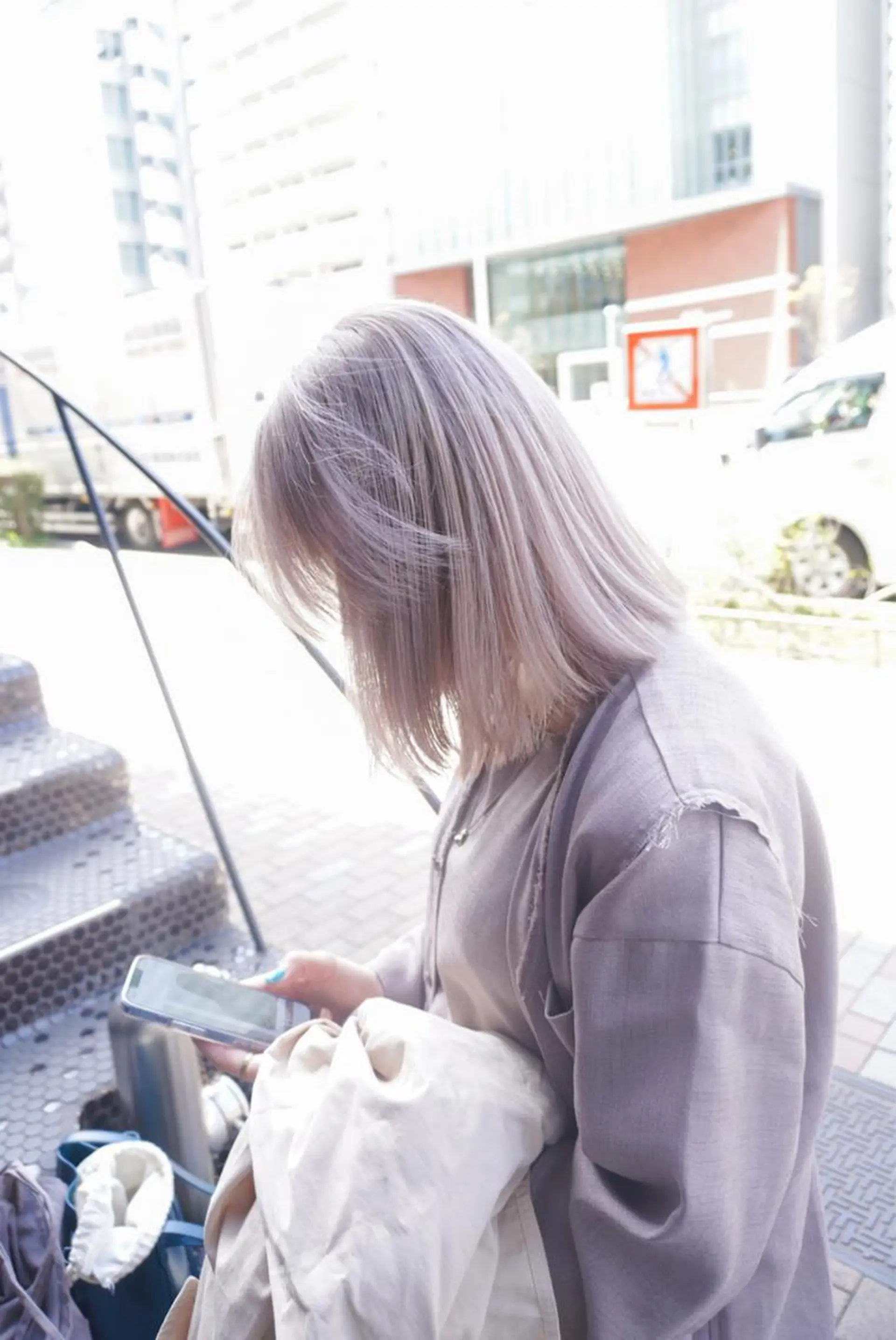 ショート カラー ヘアカラー ハイトーン特化サロン 代表　中谷蓮のヘアスタイル