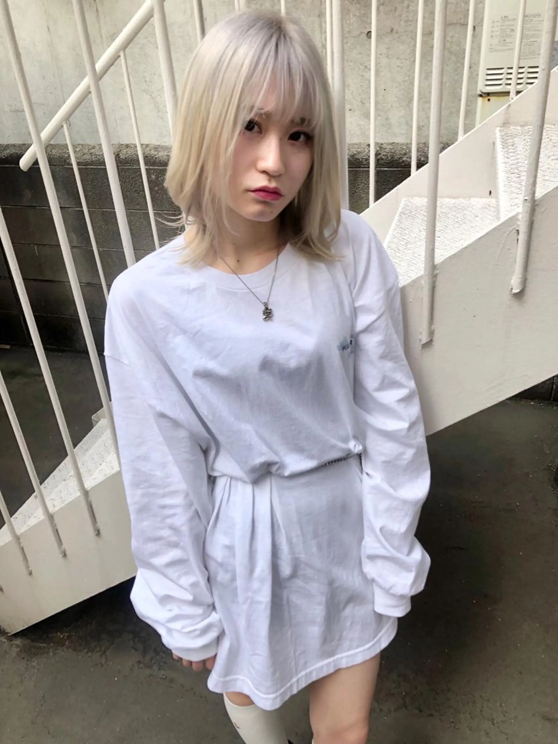 ミディアム ボブ ウルフカット ウルフボブ カット 山本 芳喜のヘアスタイル