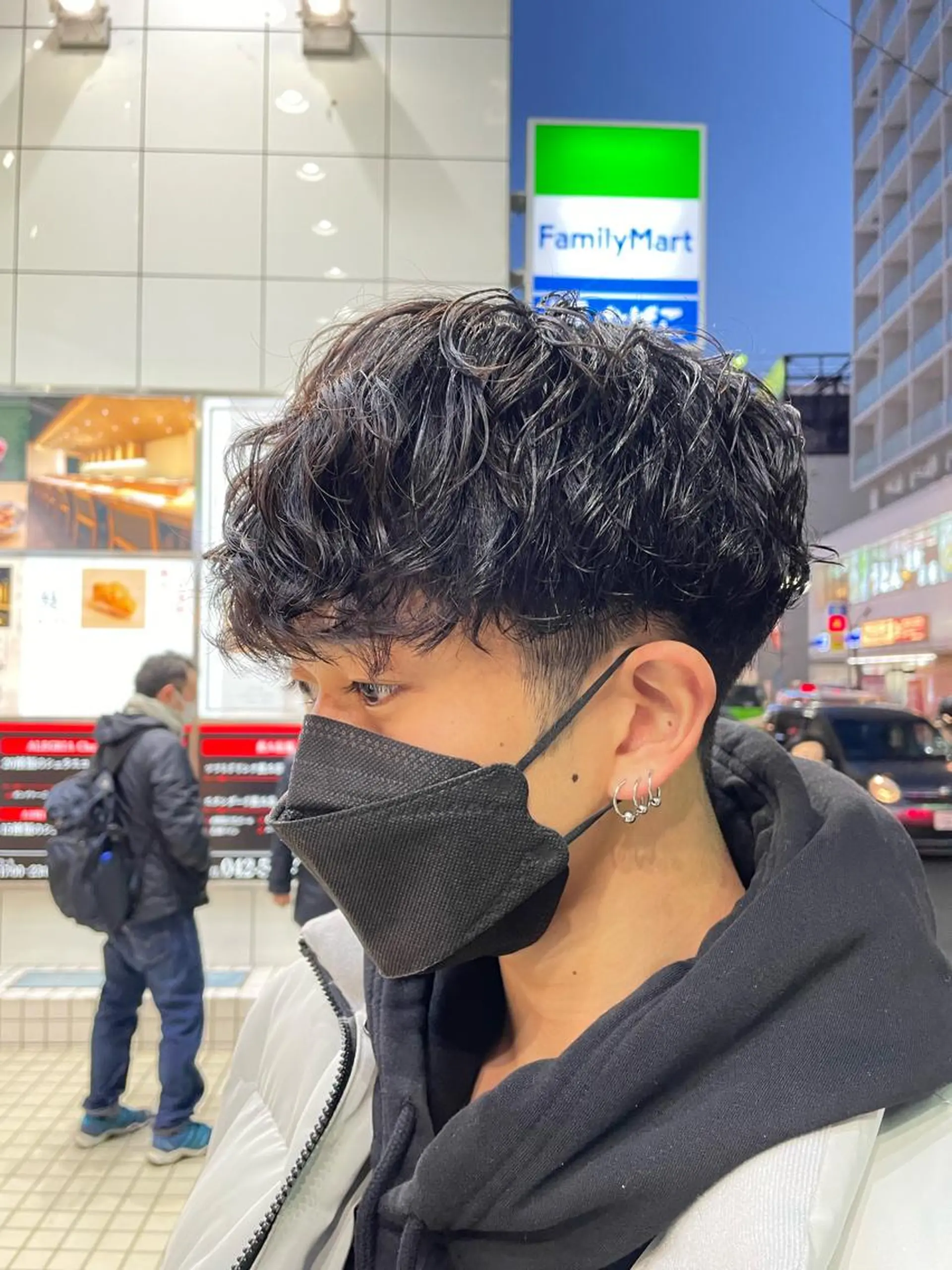 ショート パーマ メンズ メンズパーマ レディースカット いからしゆうたのヘアスタイル