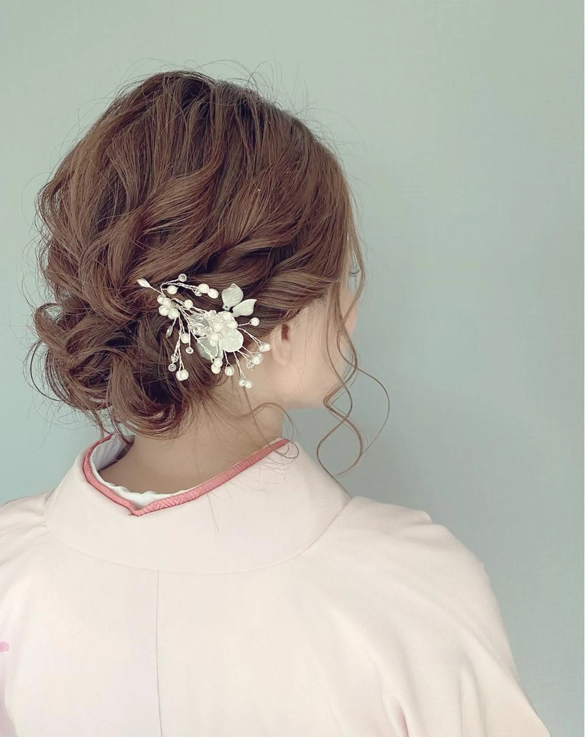 ミディアム ヘアアレンジ 着物ヘア ヘアセット GRANLUSSO 〜グランルッソ駅前店所属・木口 嘉美のヘアスタイル