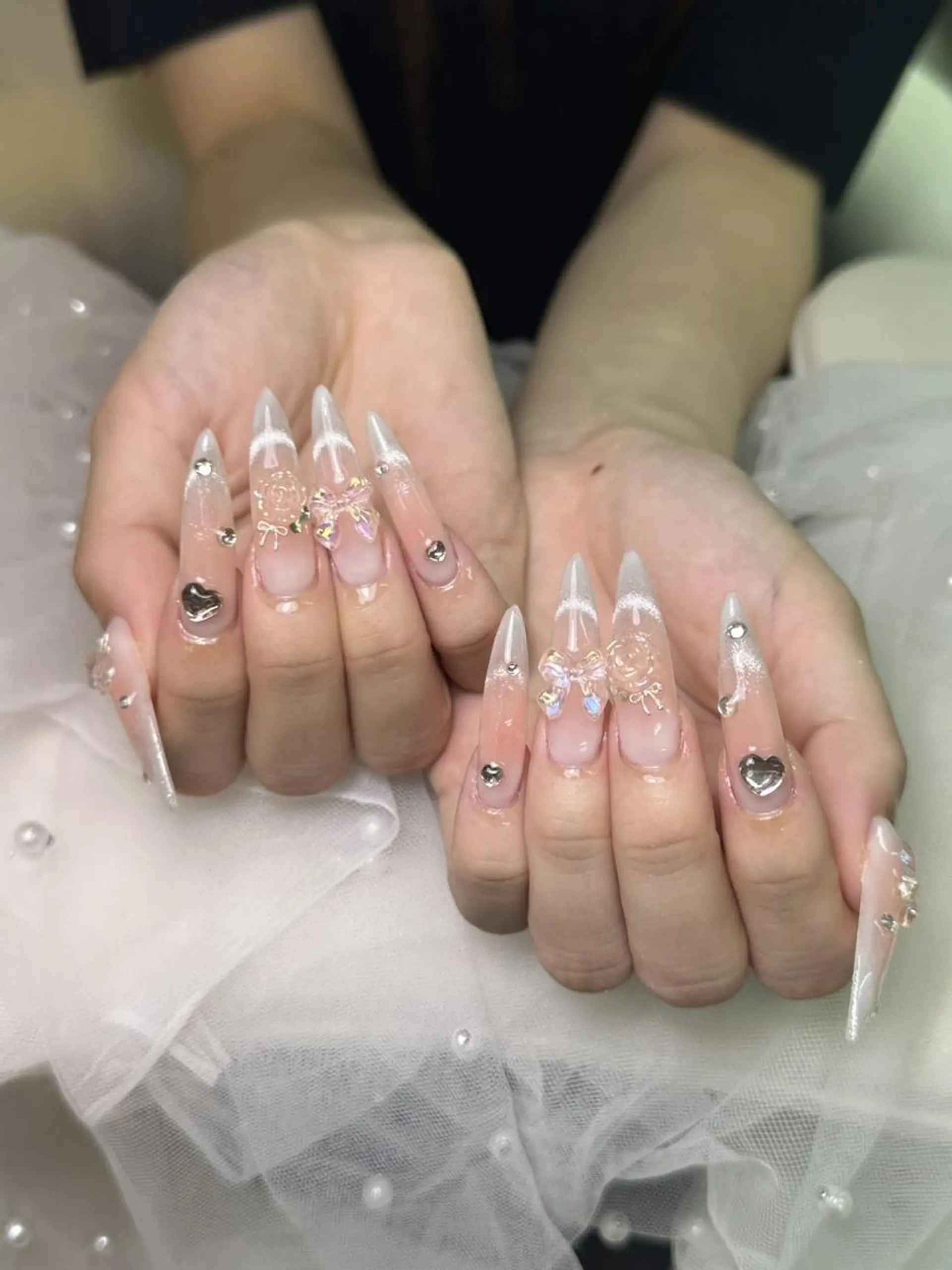 ネイル 💕チップネイル 🩷のネイルデザイン