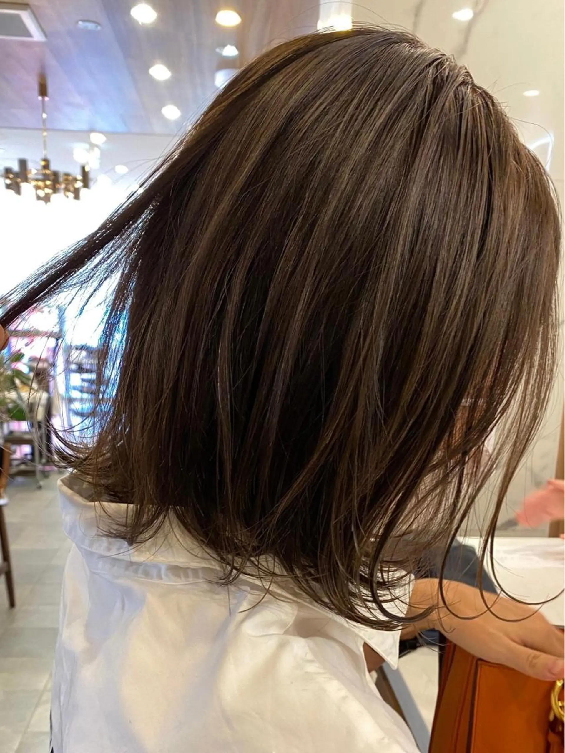 ミディアム カラー 門崎未依/レイヤー/ メンズカット🪿🌼のヘアスタイル