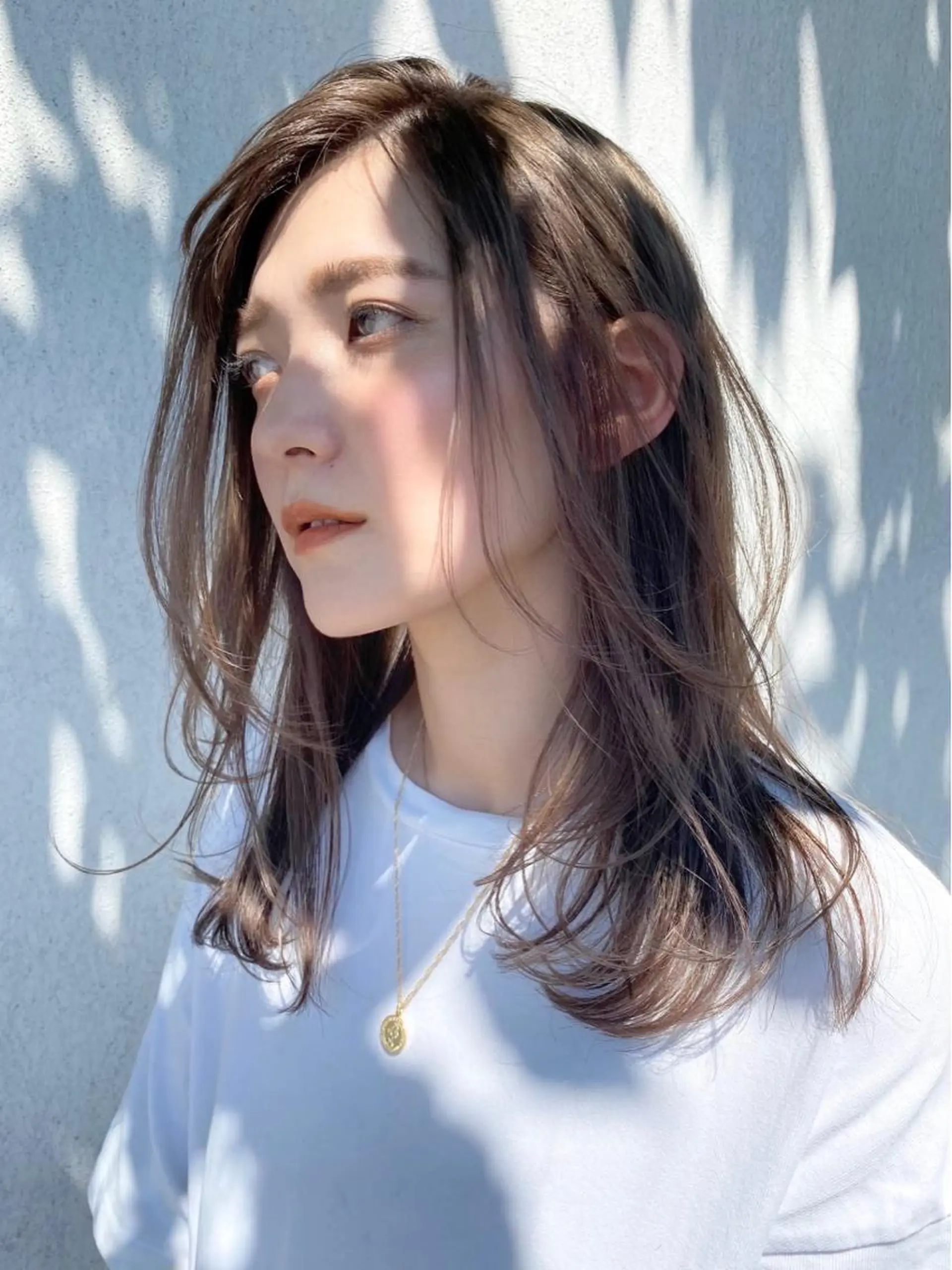 セミロング カラー メンズスタイル /メンズパーマ/須藤のヘアスタイル