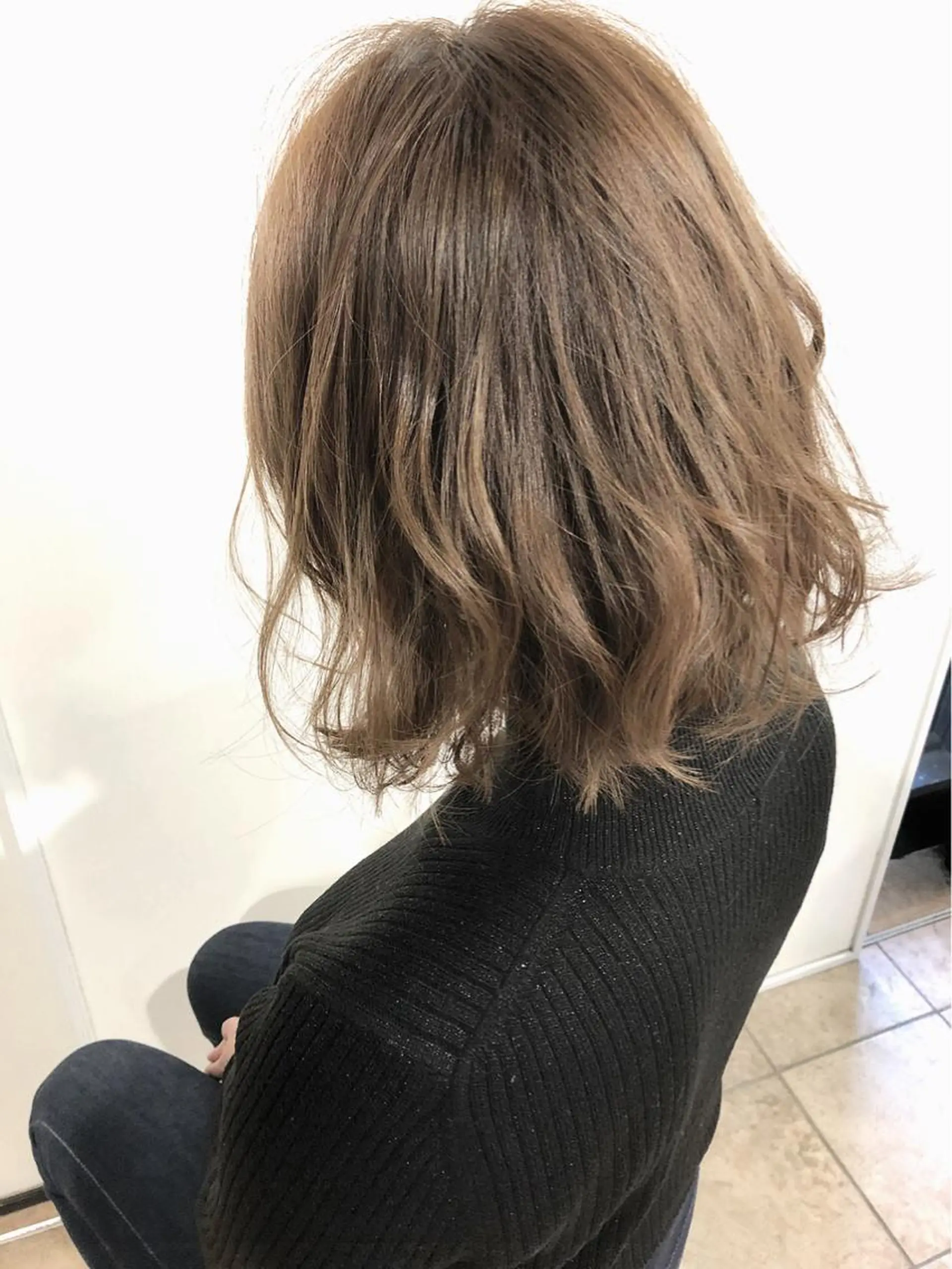 カラー ブルーカラー ブルージュ グラデーションカラー グレージュ ハイライトカラー reverie【レヴリー】所属・夜23時まで予約🉑 reverieあきらのその他イメージ