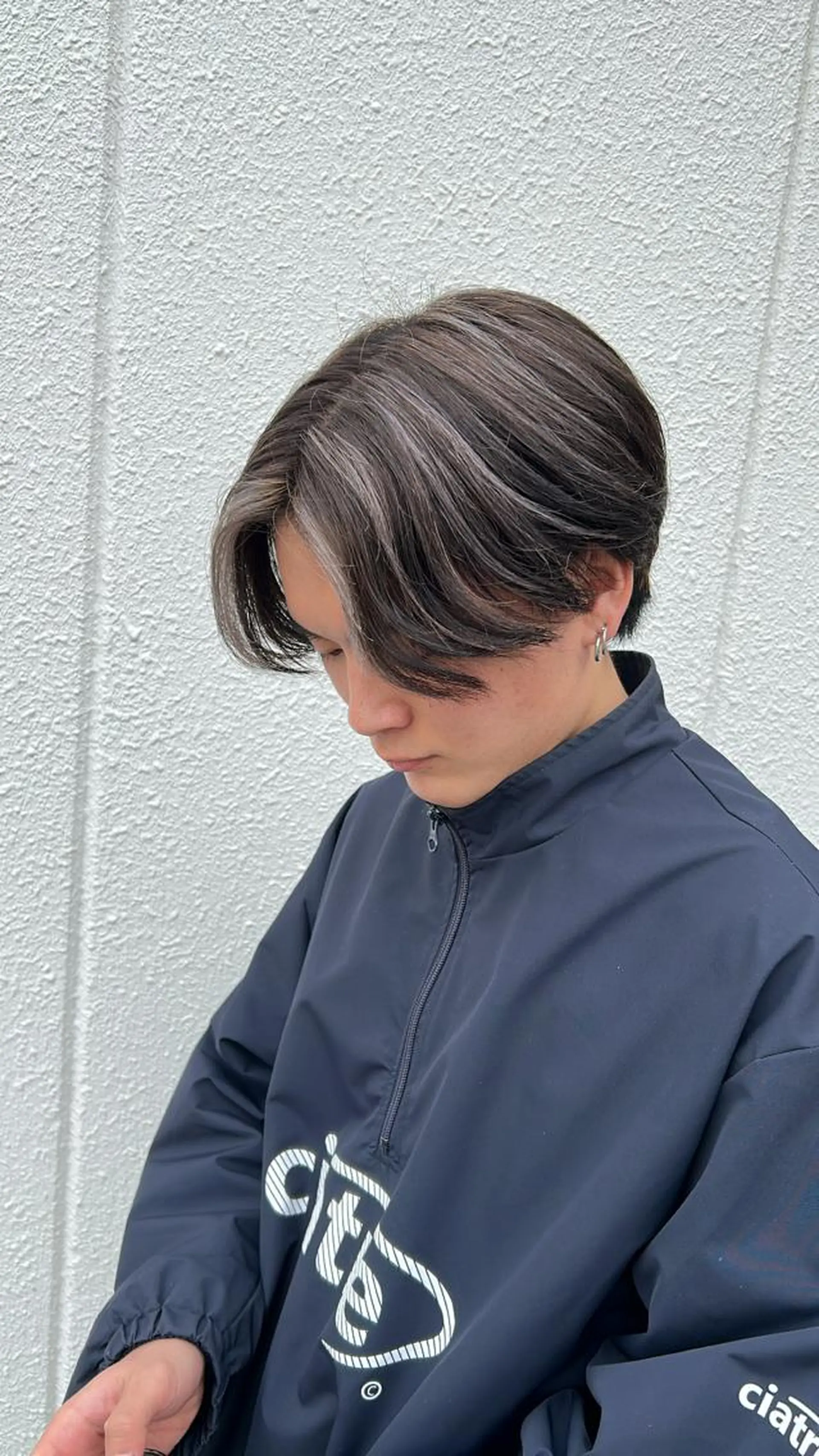 ショート カラー メンズ メンズハイライト ハイライトカラー ハイライト カツキ/GARTE 代官山のヘアスタイル