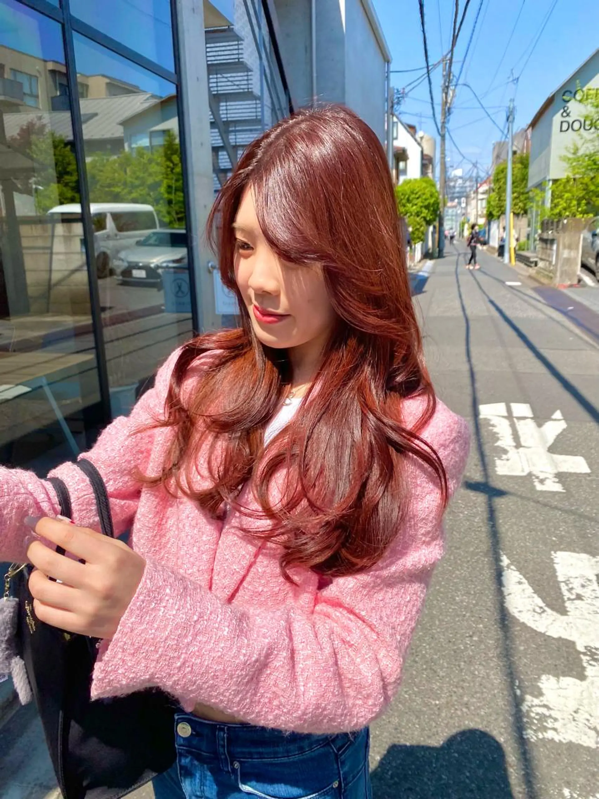 ロング カラー カット ヘアカラー トリートメント レイヤー/柔色 カラー/SAkiのヘアスタイル