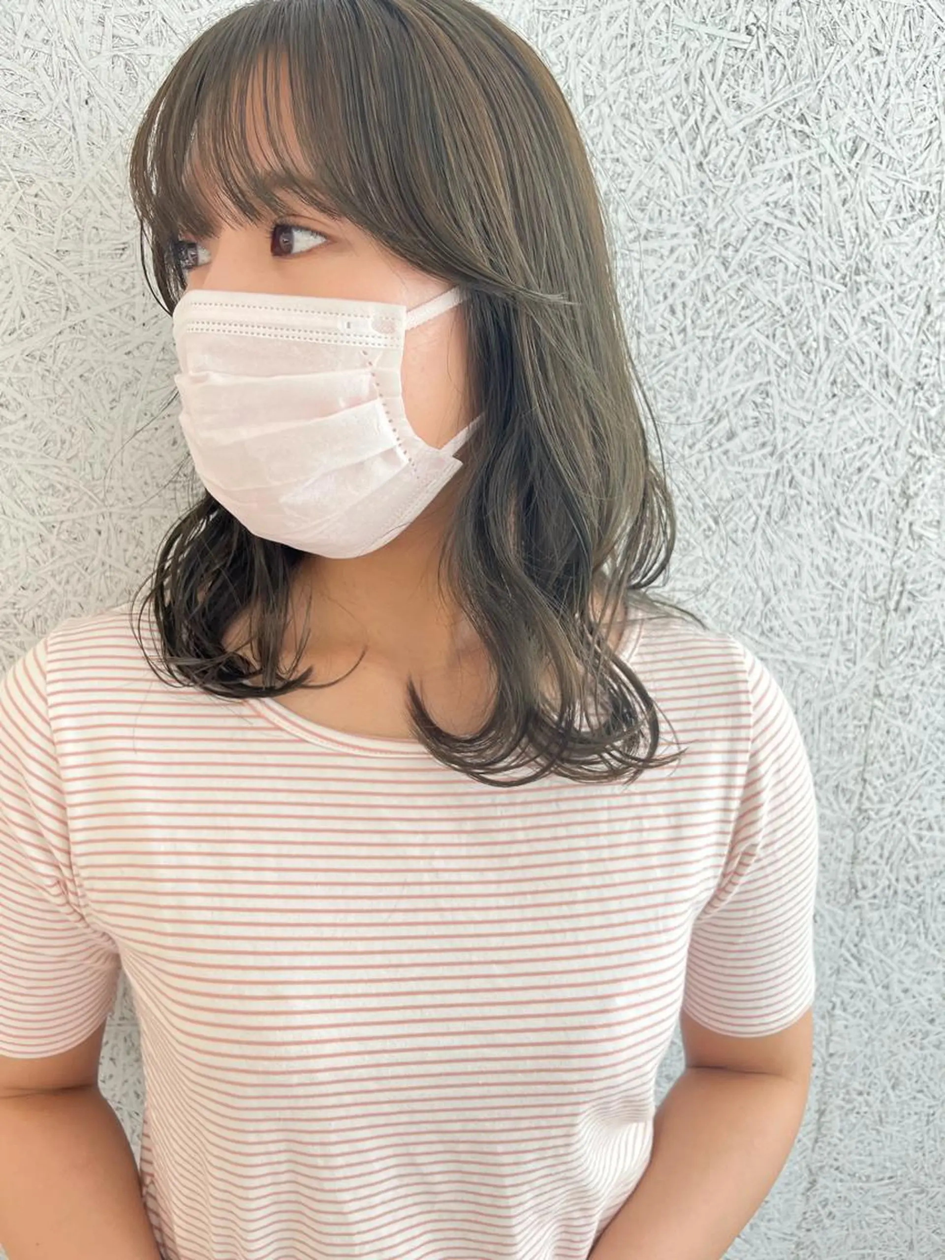 ミディアム カラー オリーブカラー カット ヘアカラー トリートメント SOYON 🤍CHIZU🤍.のヘアスタイル