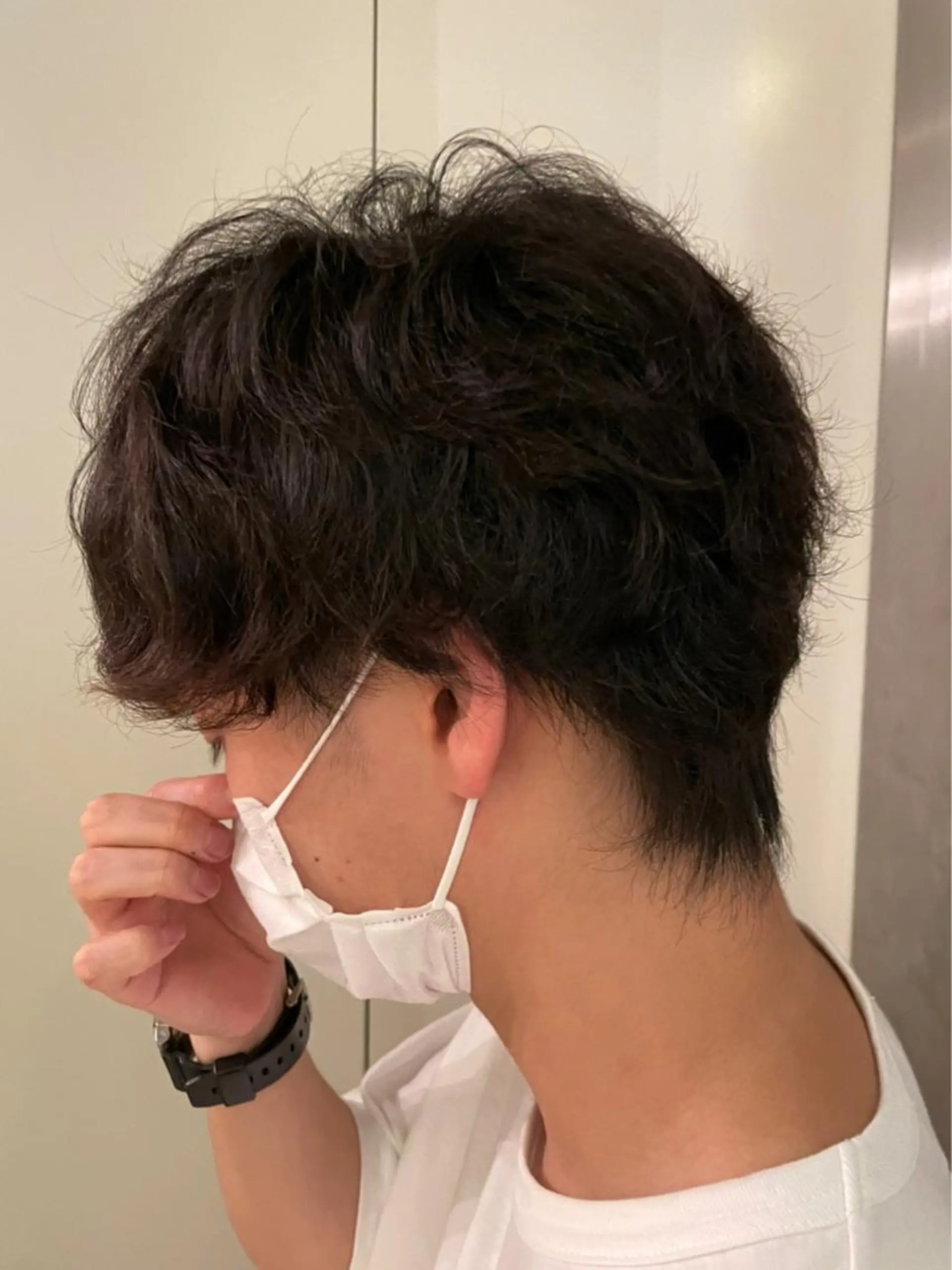 ショート パーマ ヘアアレンジ メンズ メンズパーマ カット パーマ MODE K’s川西 瀧尻光のヘアスタイル