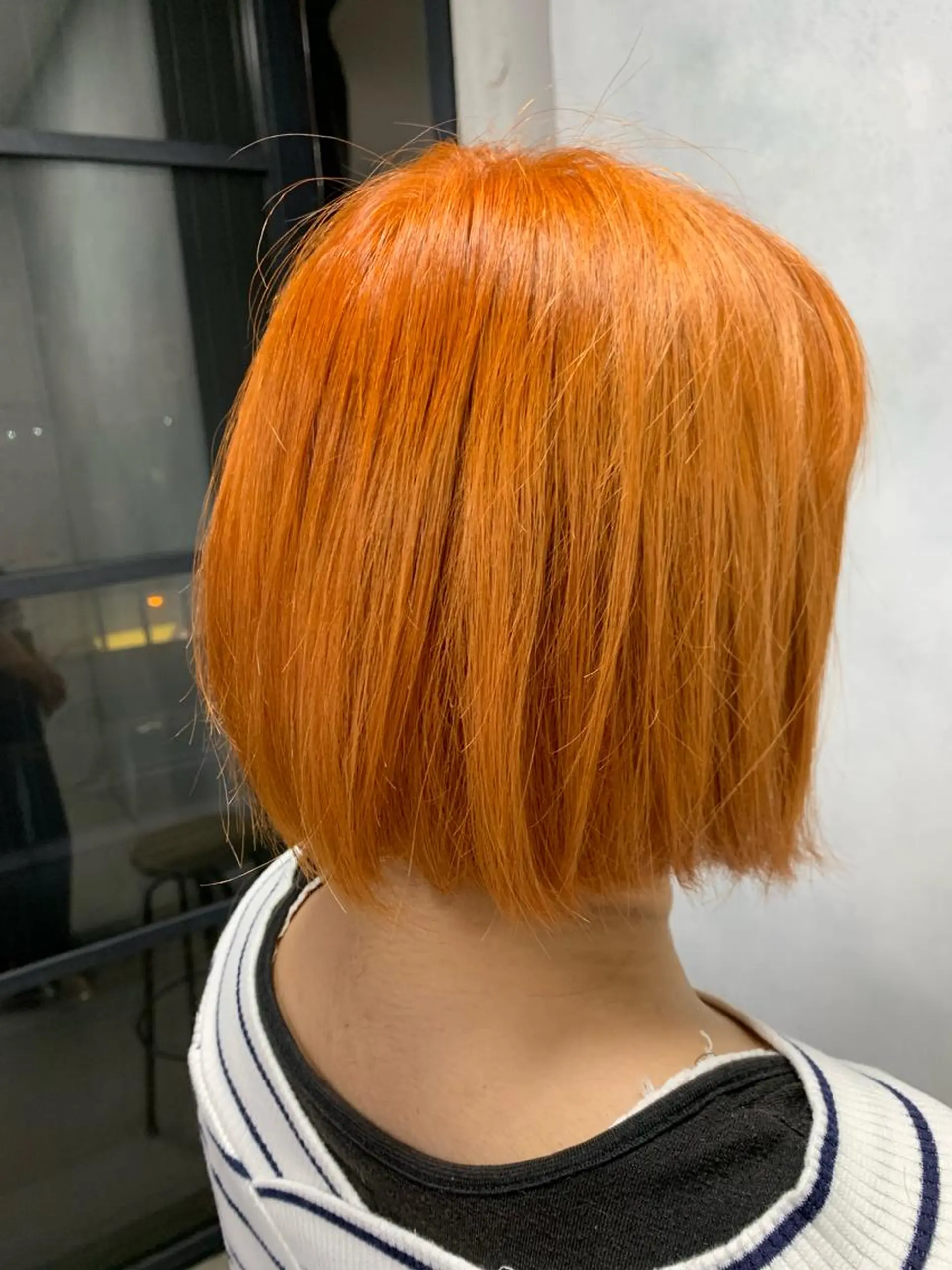 ショート カラー オレンジ ヘアカラー トリートメント LUXBE LUCE那覇イオン店所属・LUXBE LUCEのヘアスタイル