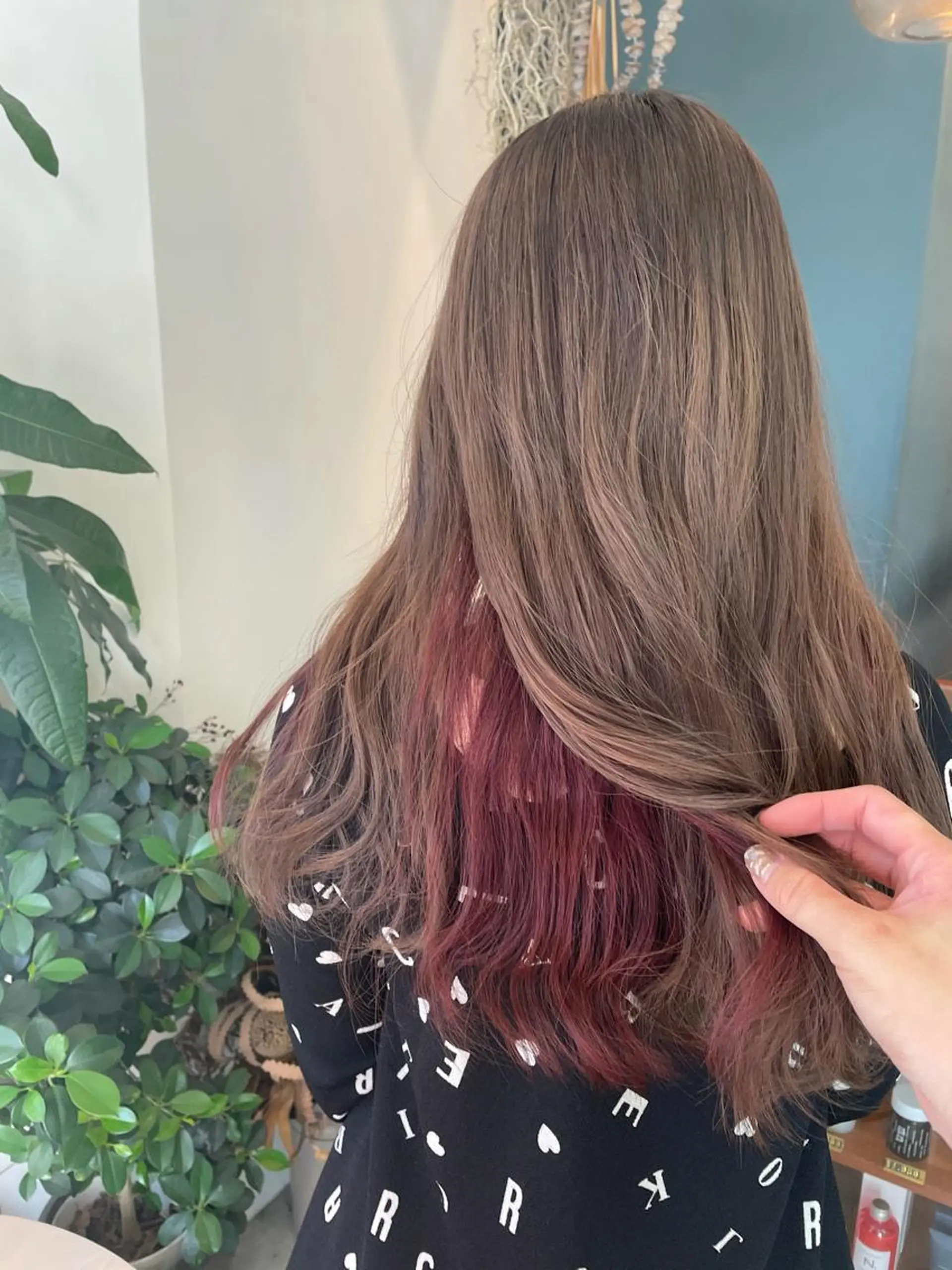 ロング カラー ベージュカラー ラベンダーカラー ラベンダーベージュ ピンクカラー 中目黒🌼 🌼ハナのヘアスタイル