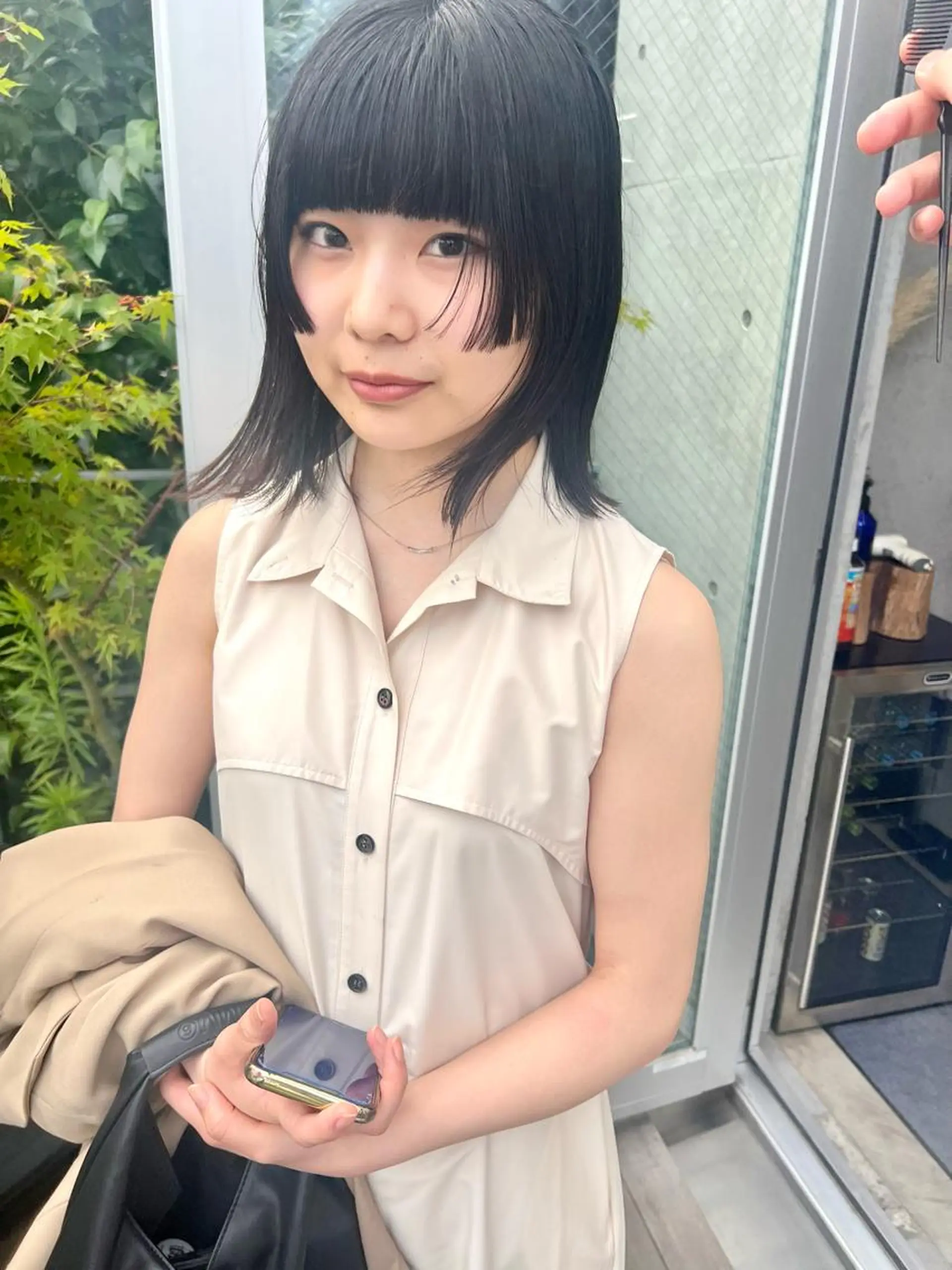 ミディアム カット ヘアカラー sakoda shunkiのヘアスタイル