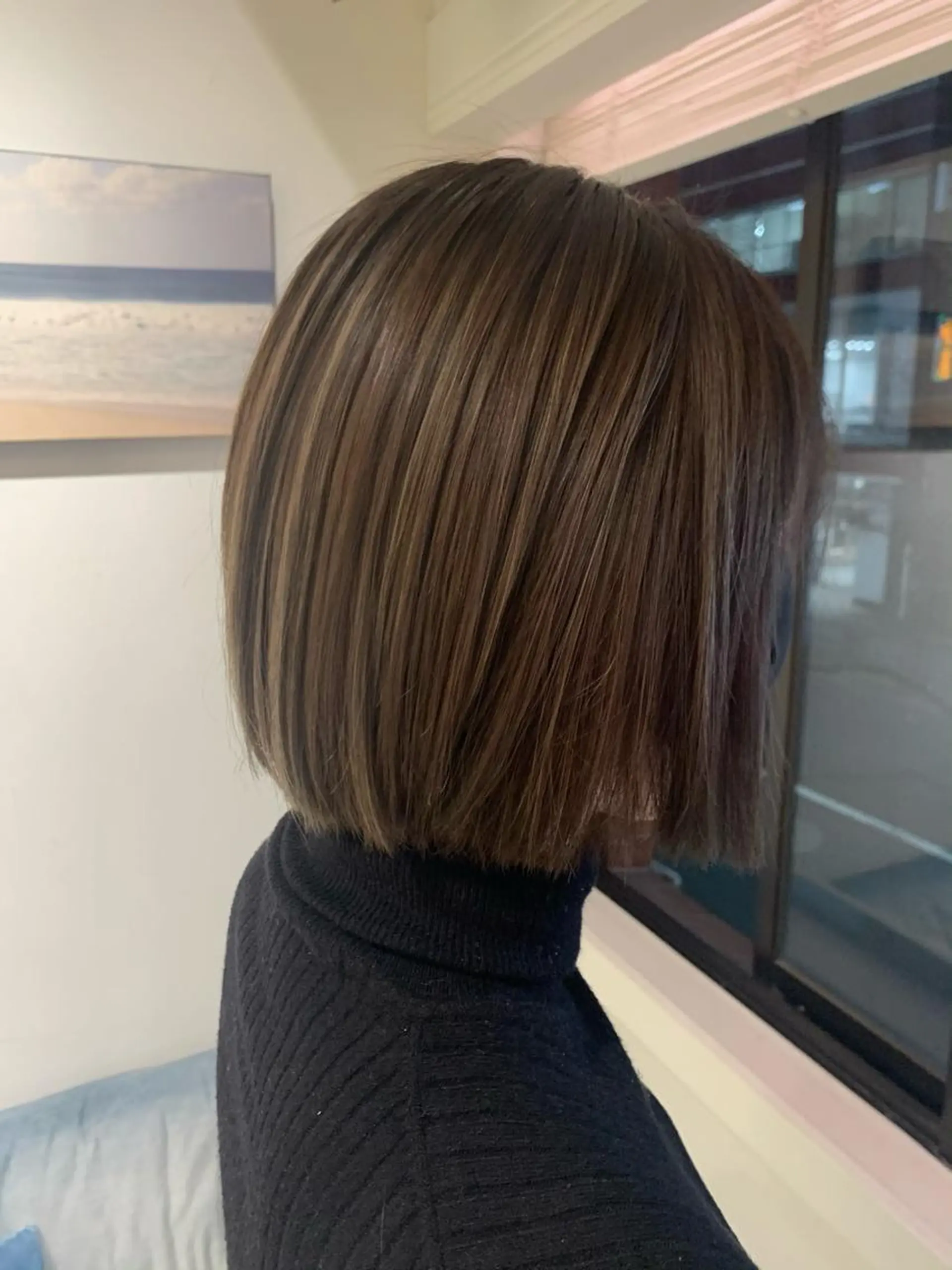 ショート ハイライト ヘアカラー トリートメント 渋谷ハイトーン/ デザインカラー阿部のヘアスタイル