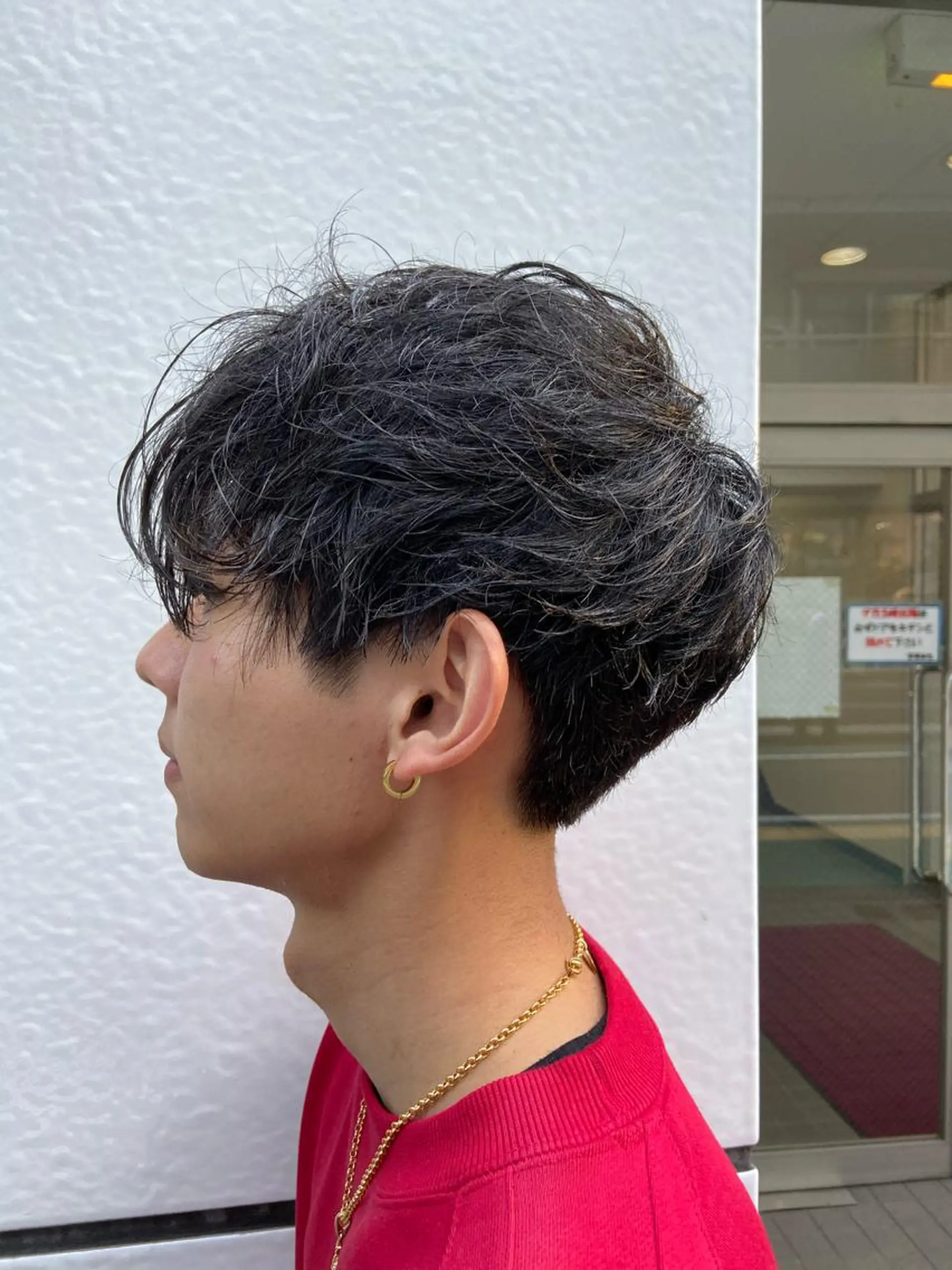 ショート メンズ マッシュ メンズパーマ 刈り上げ パーマ特化美容師 mikuのヘアスタイル