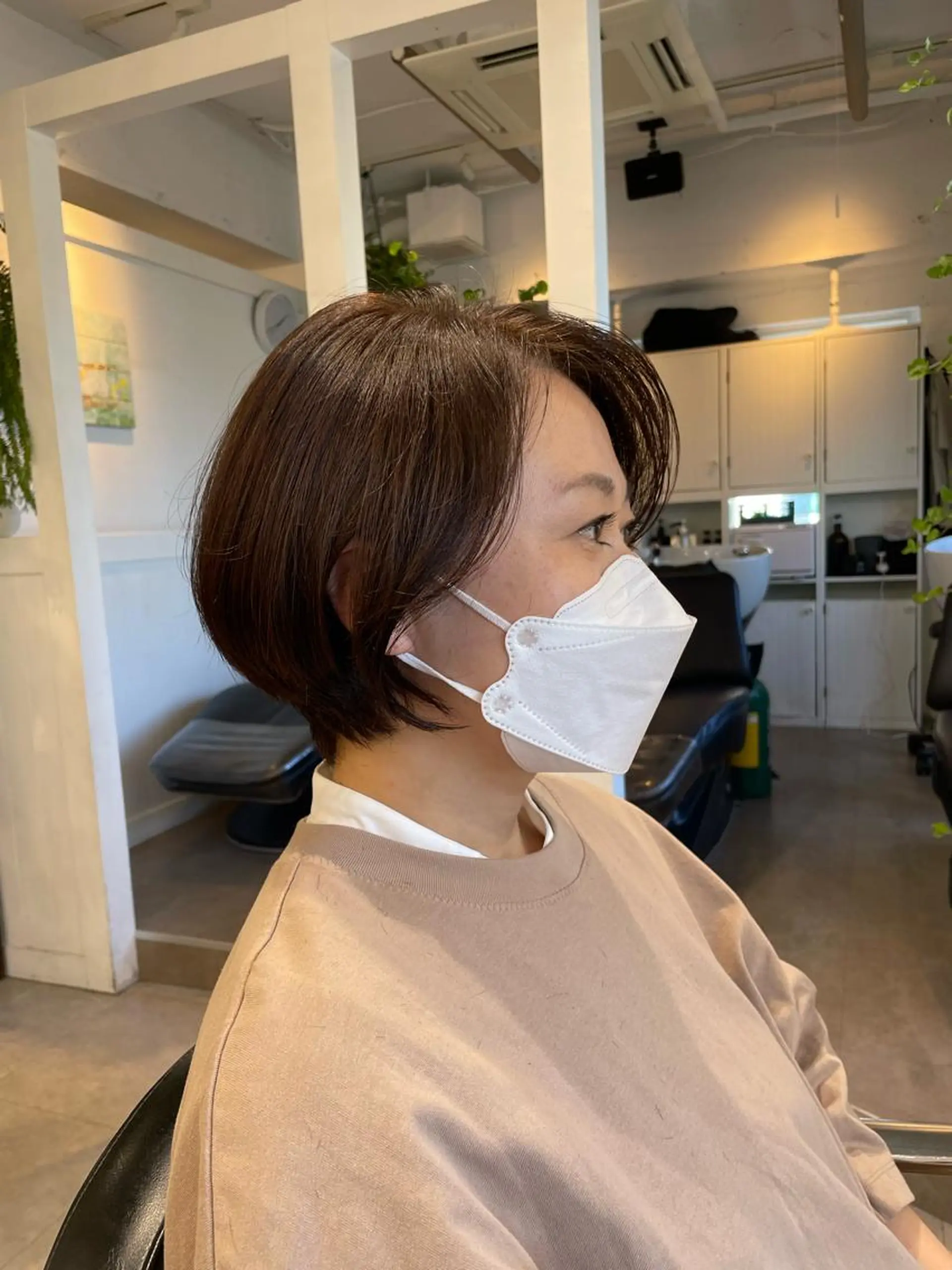 ショート カラー くびれヘア ショートヘア 表参道【髪質改善】 宮嶋勇太のヘアスタイル