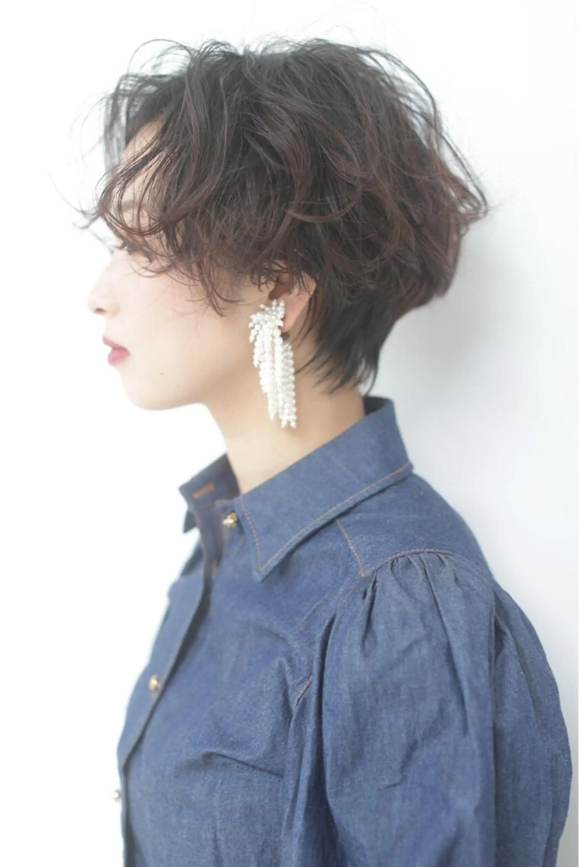 ショート ショートヘア 小顔カット 美髪改善・エクステ・ ストレート/カンジのヘアスタイル