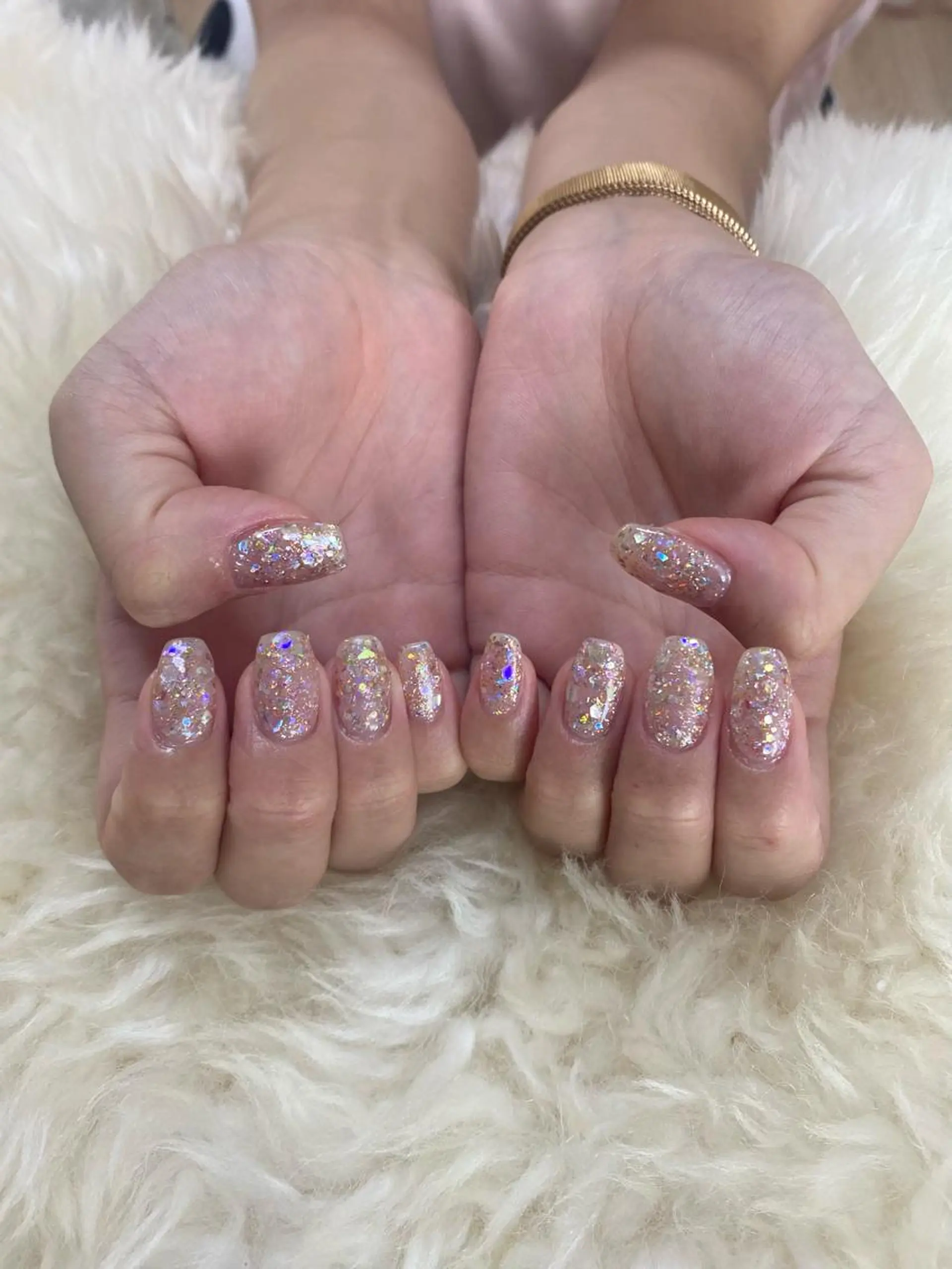 ミディアム ハンドネイル ハンドケア 💜MIYA nail川崎店のネイルデザイン