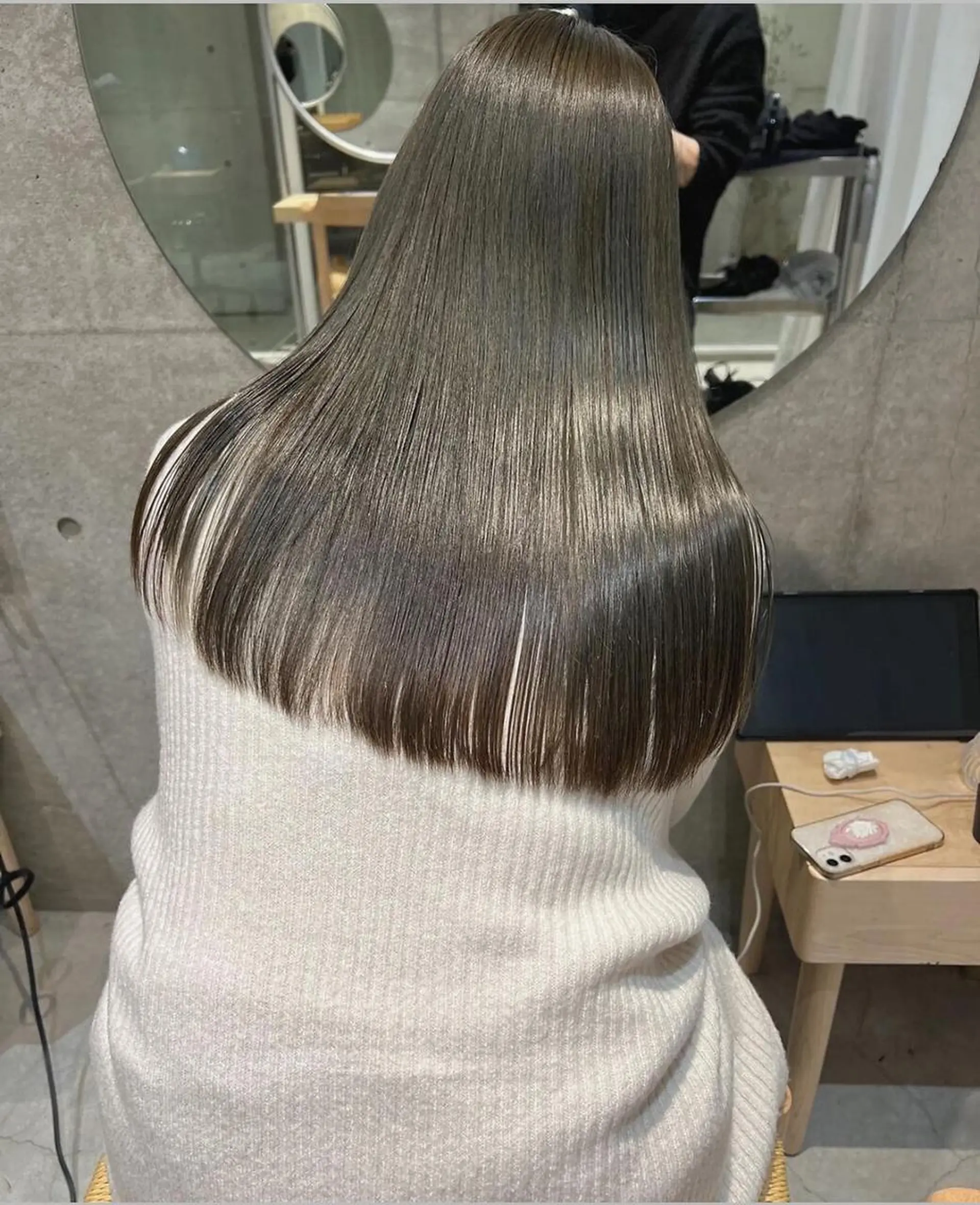 ロング トリートメント 🎀韓国/艶髪/暗髪 🎀 柚月🫧立川駅のヘアスタイル