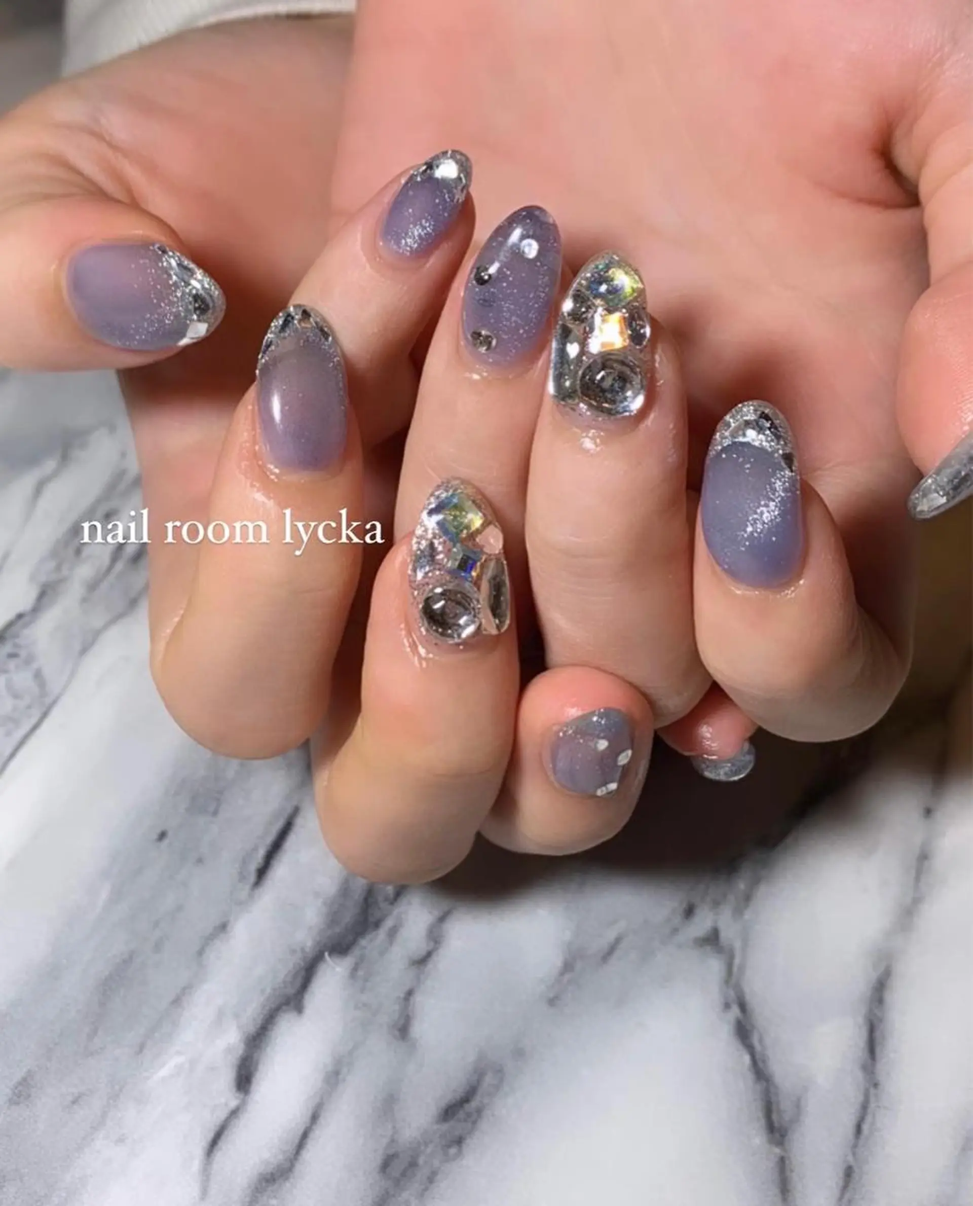 ネイル ﾈｲﾙﾙｰﾑﾘｯｶ 𝐦𝐚𝐲𝐮のネイルデザイン