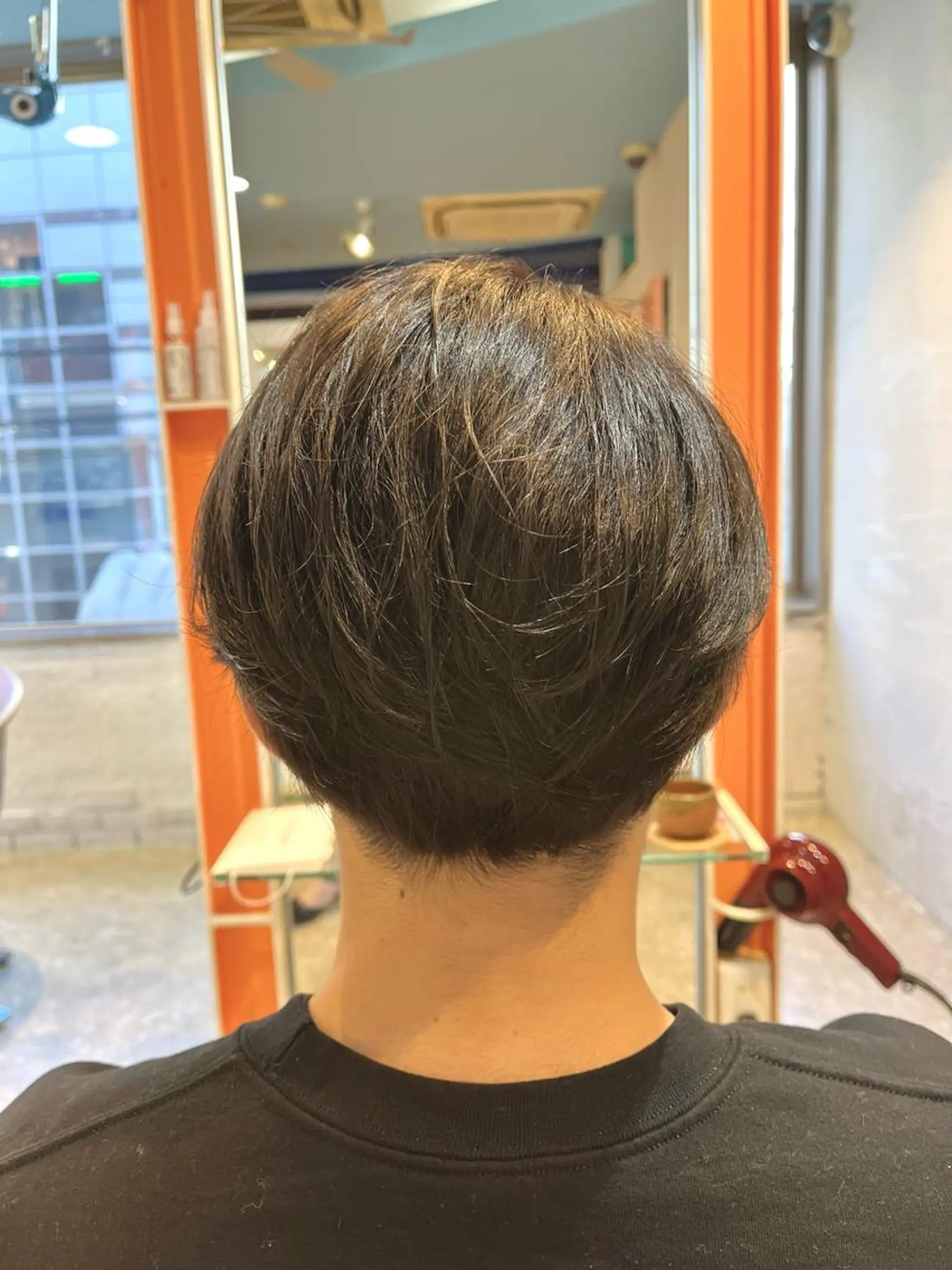 ミディアム カラー メンズ カット ヘアカラー うしだ かおるのヘアスタイル