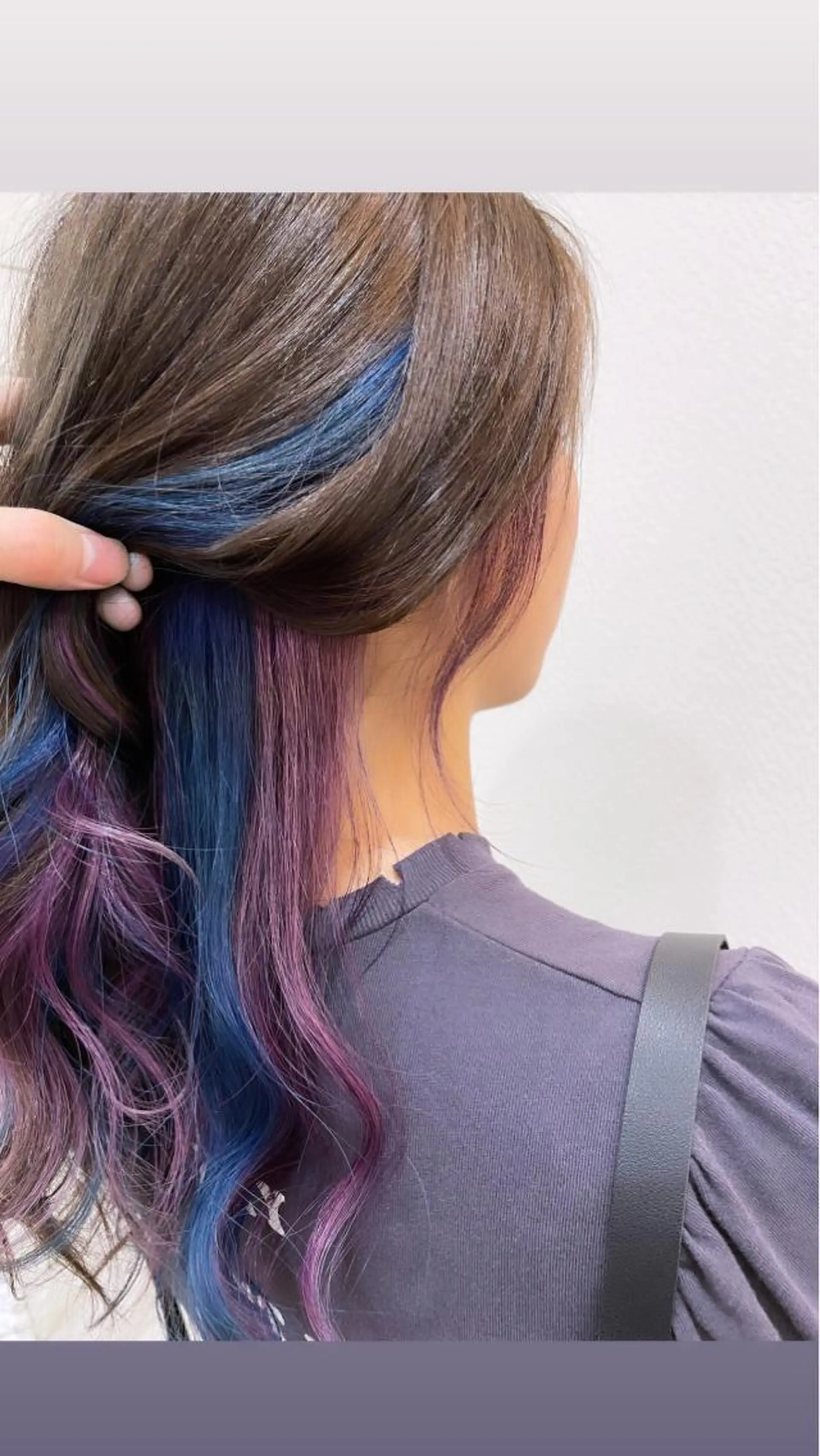 カラー ブルーカラー 名古屋のピンク好き かずくん🦩のヘアスタイル