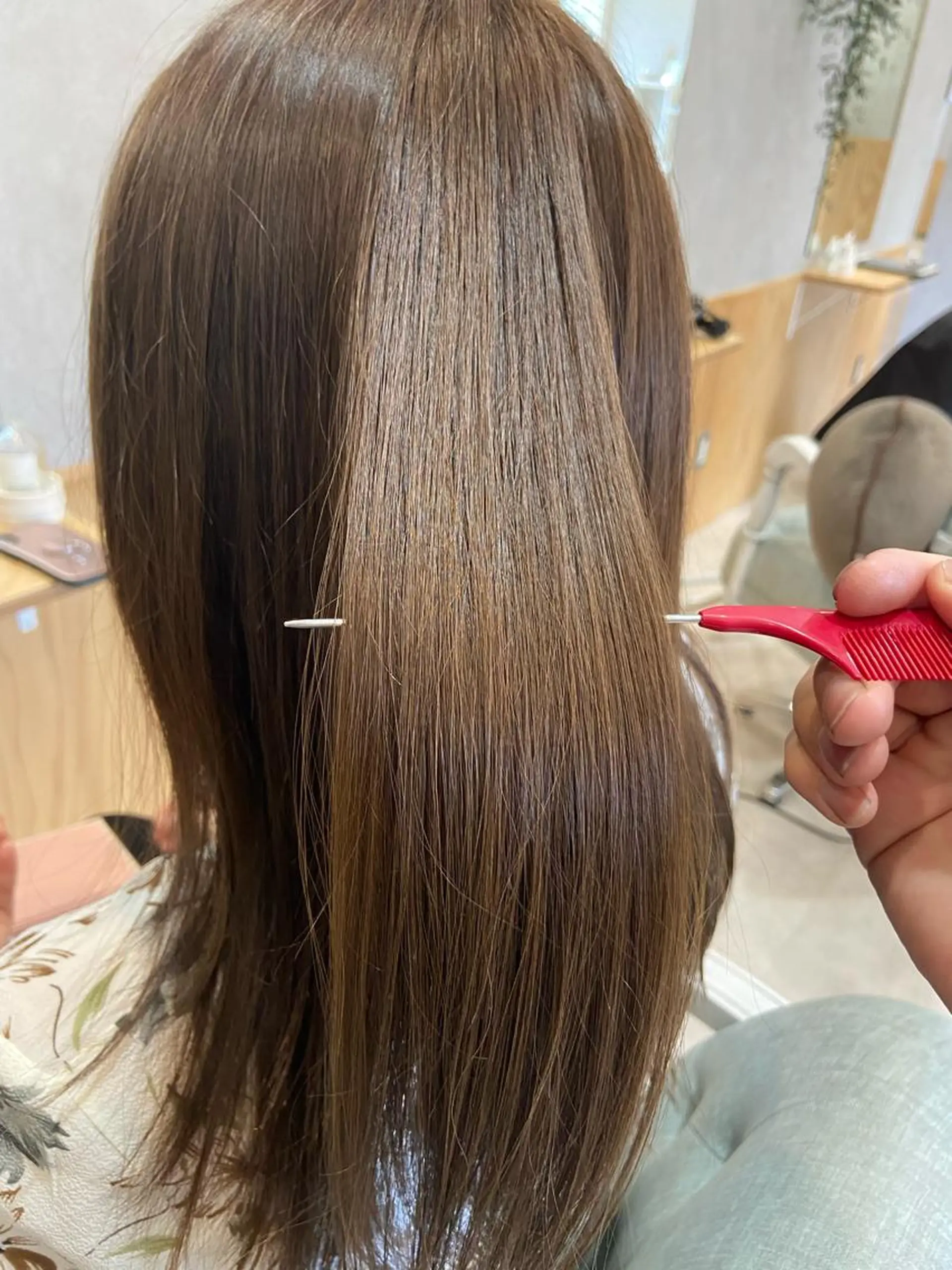 セミロング 髪質改善 トリートメント ヘアカラー トリートメント TECHRISE刈谷所属・田中 大貴のヘアスタイル