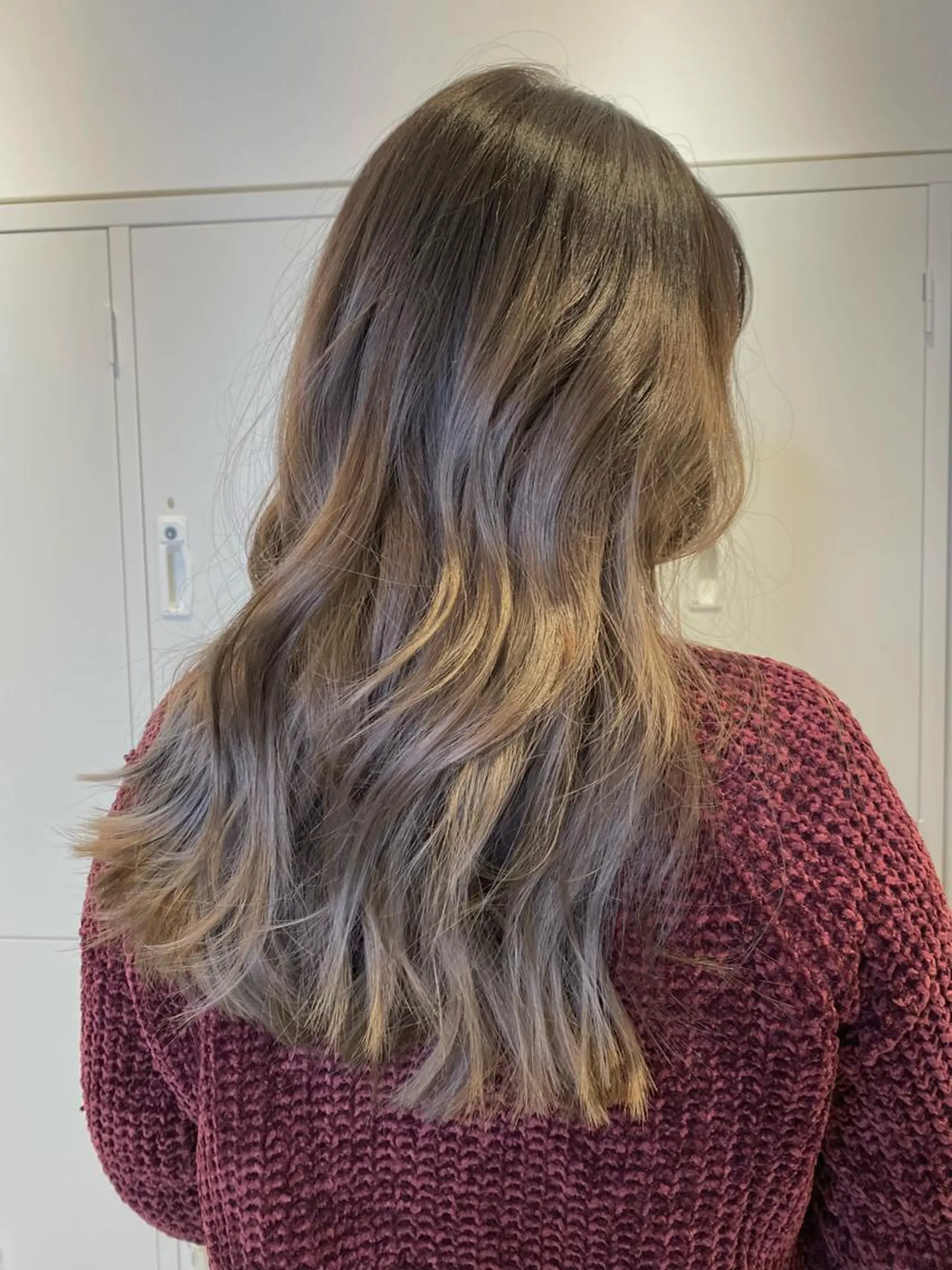 ロング カラー 中村 かおりのヘアスタイル