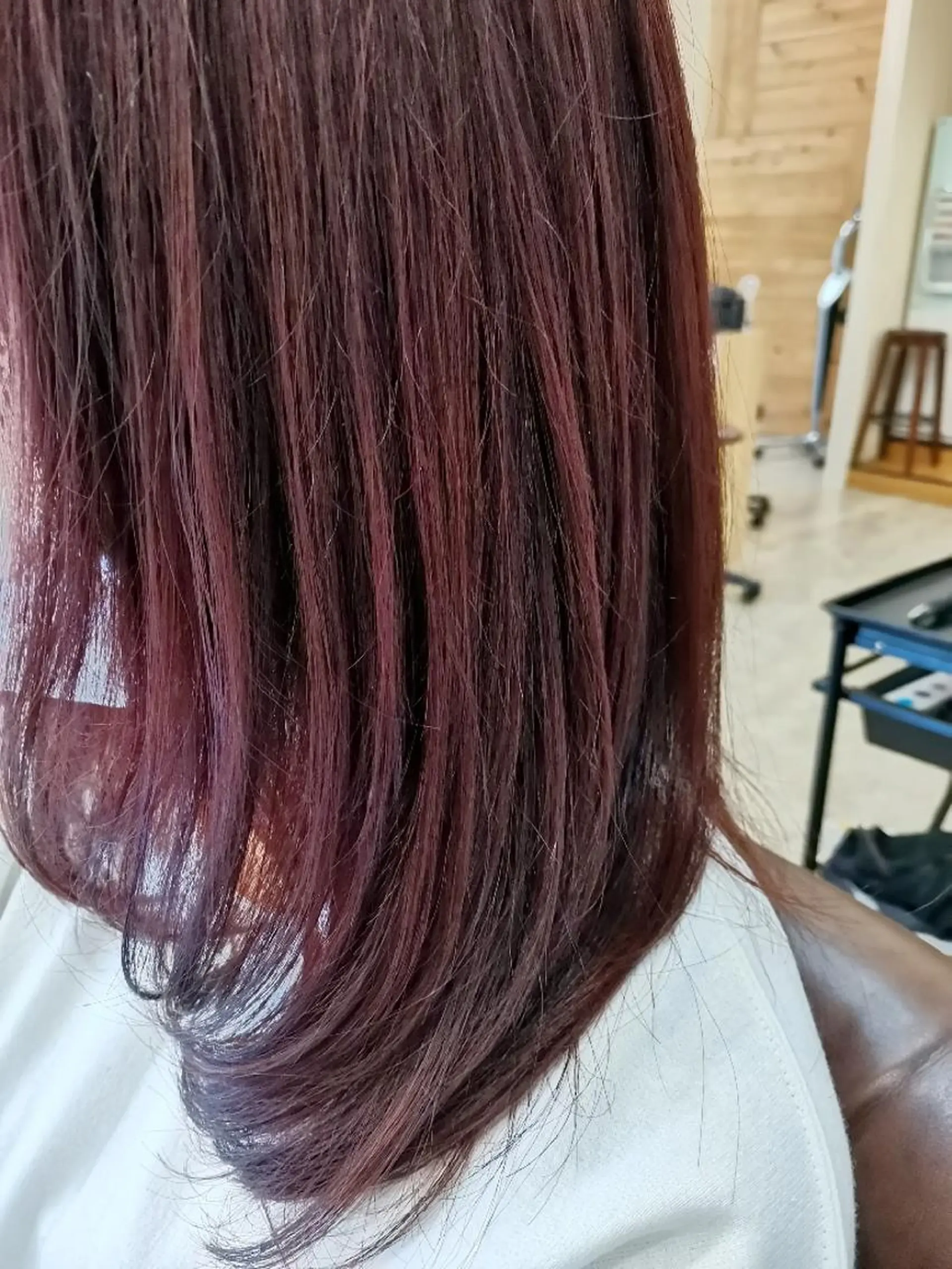 カラー ミディアム ブリーチ ブリーチなしカラー ピンクカラー N°emirai溝口 MG 🌈梶谷龍吾のヘアスタイル