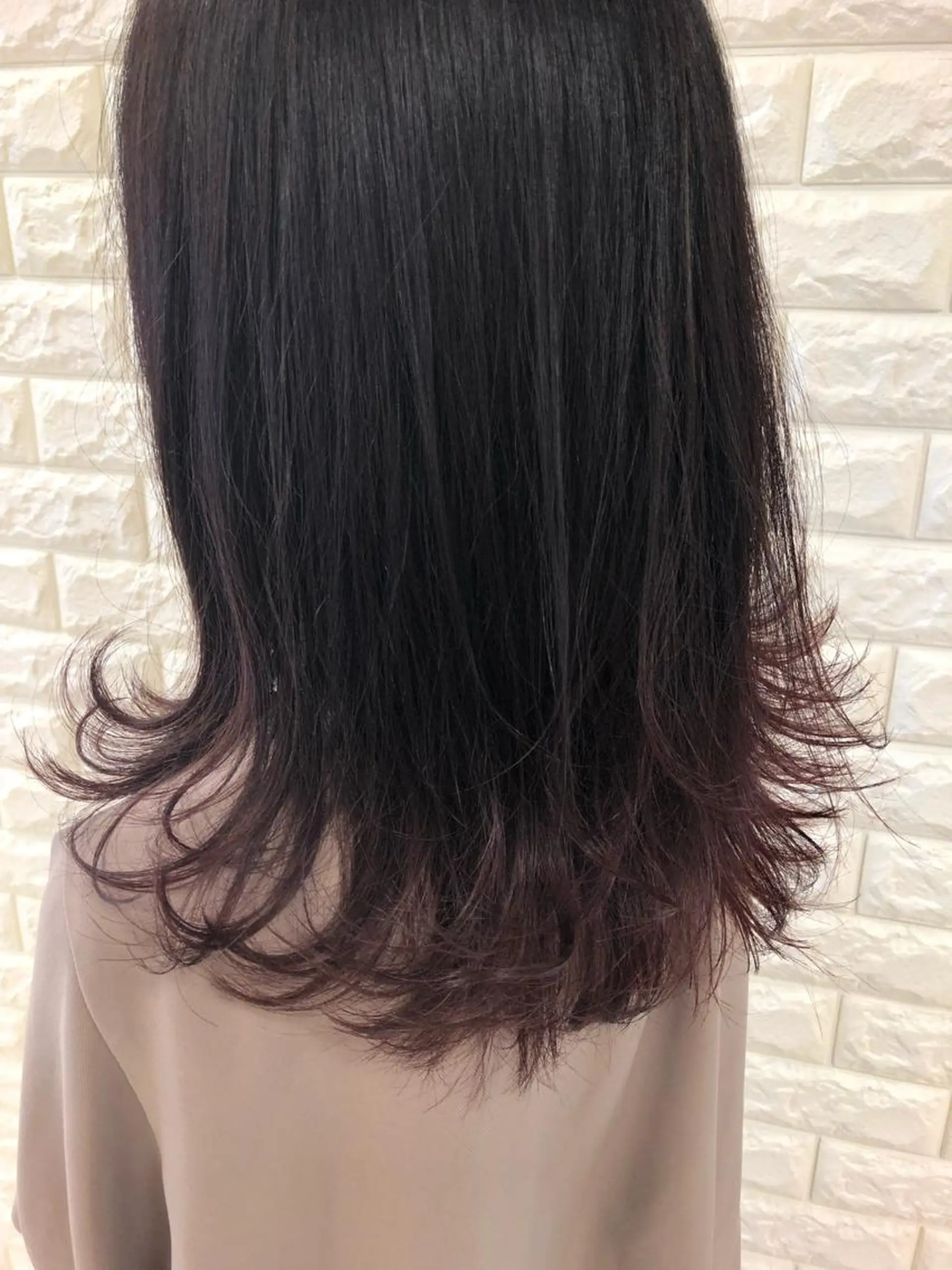 ロング カラー ピンクカラー バイオレットカラー ヘアカラー トリートメント 似合わせ.ﾍｱｾｯﾄ 得意🌹井上美沙のヘアスタイル
