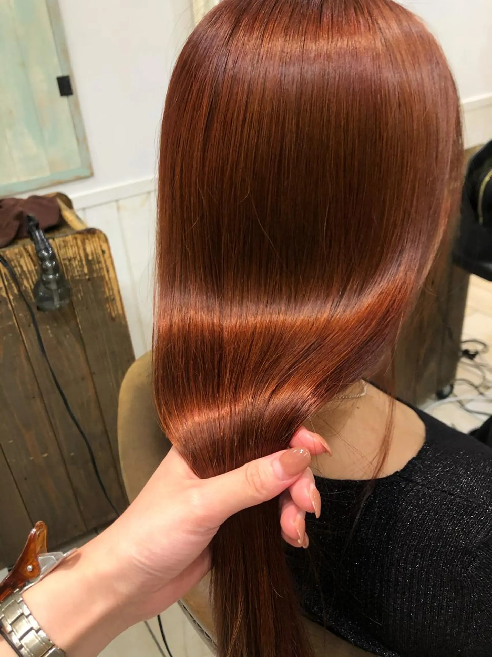 ロング 湯田実津希🤎 ﾐﾙｸﾃｨ専門のヘアスタイル