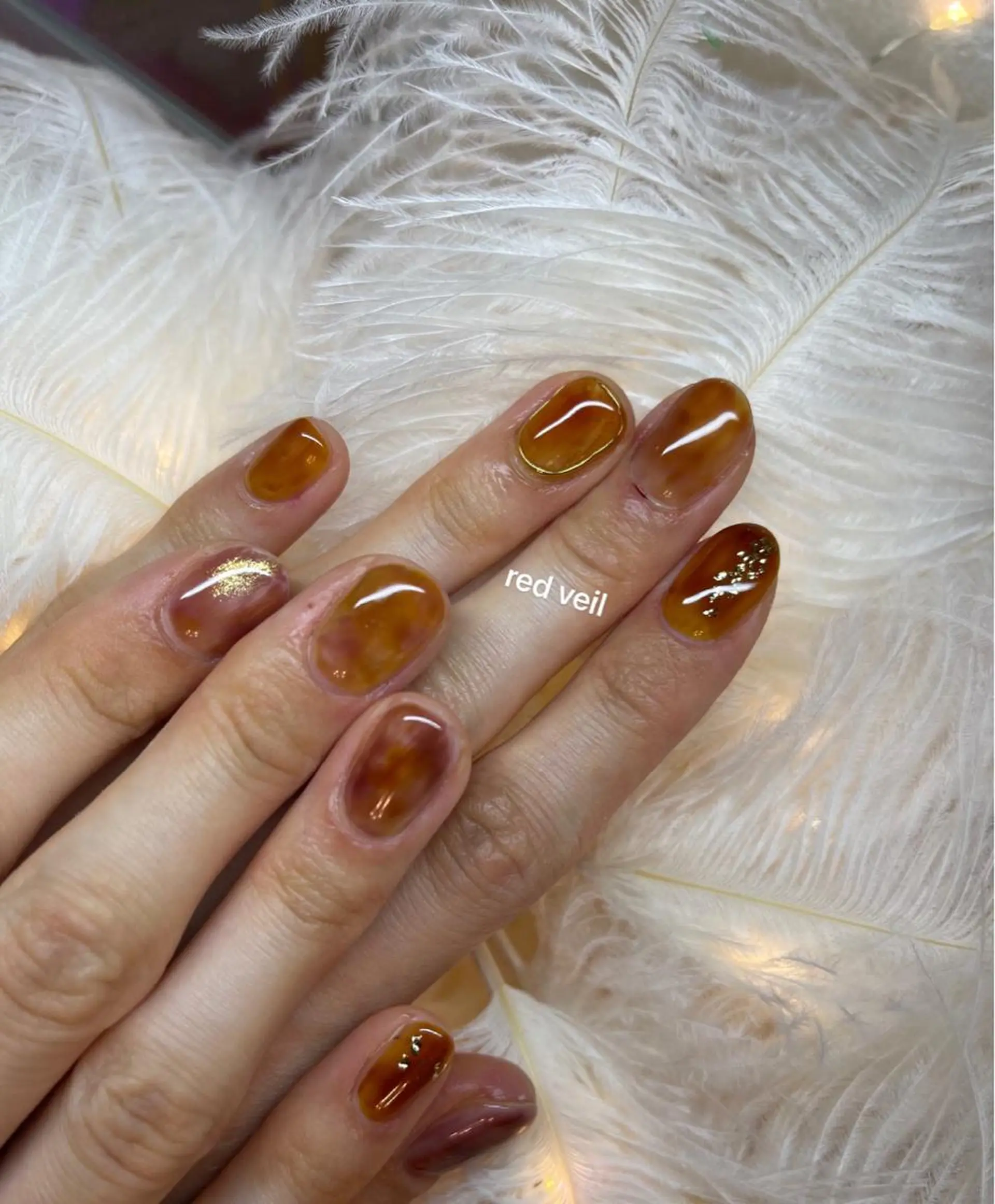 ミディアム ネイル 長さ出し専門 nynaのネイルデザイン