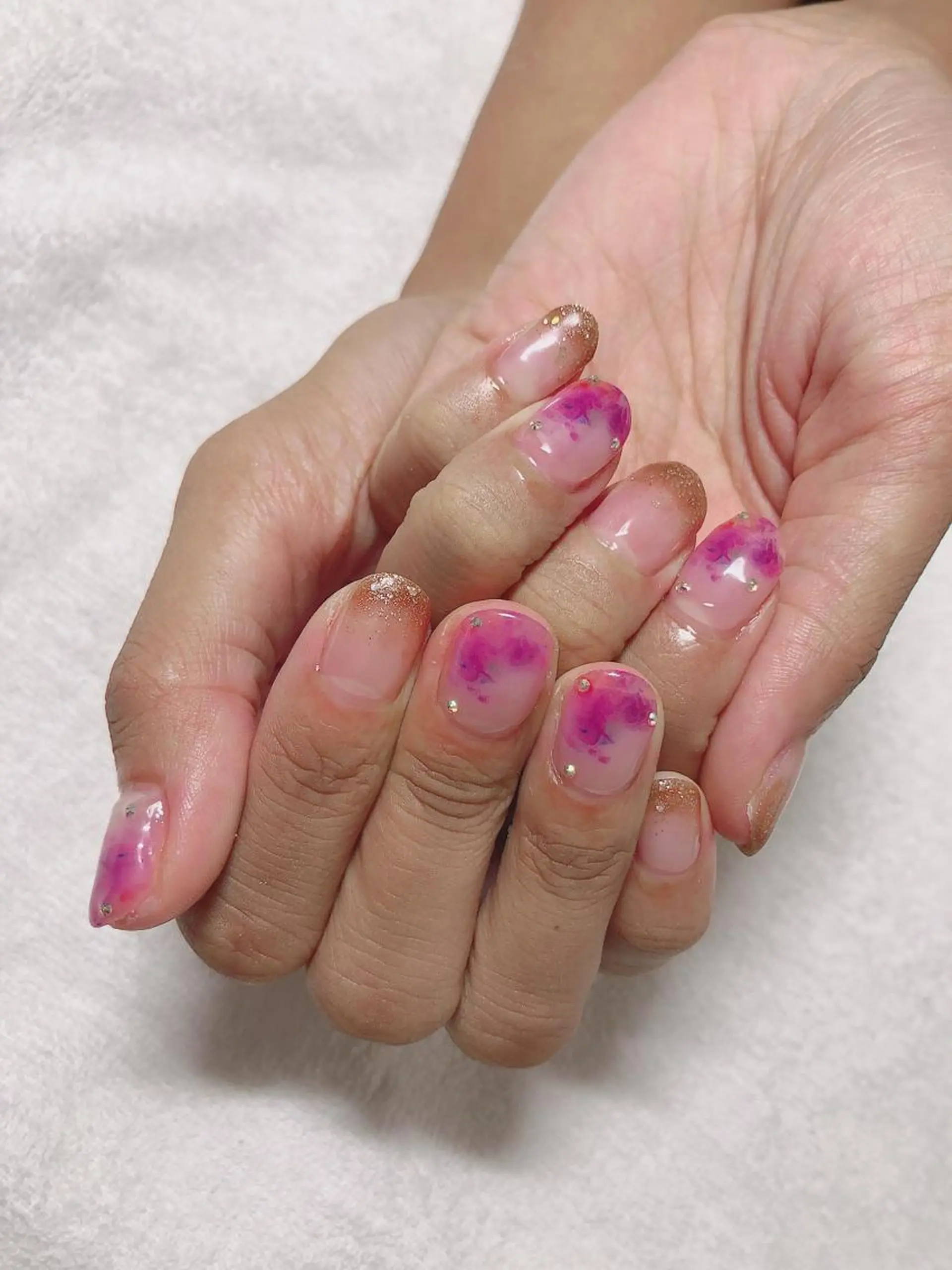 ショート ネイル ハンドネイル 《LB》ラブリエ Nail&eyeのマツエク・マツパデザイン