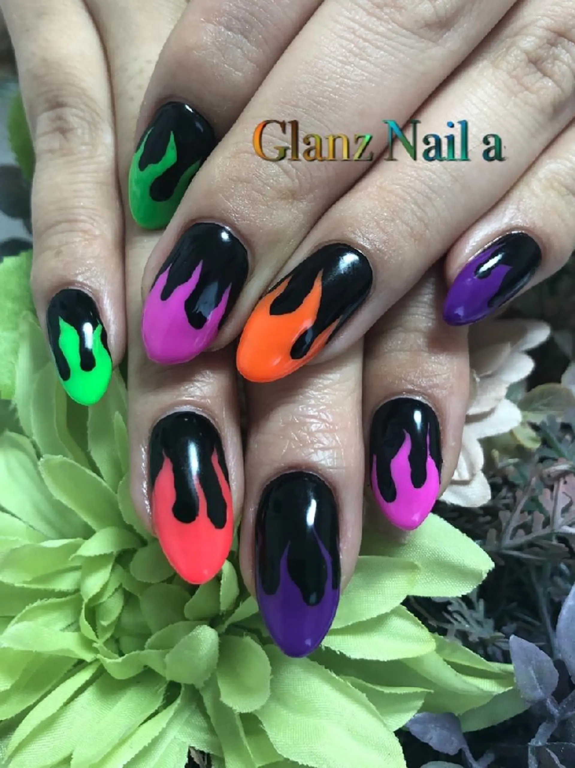 ネイル アートネイル ラメ(グリッター) Glanz  Nail aのネイルデザイン