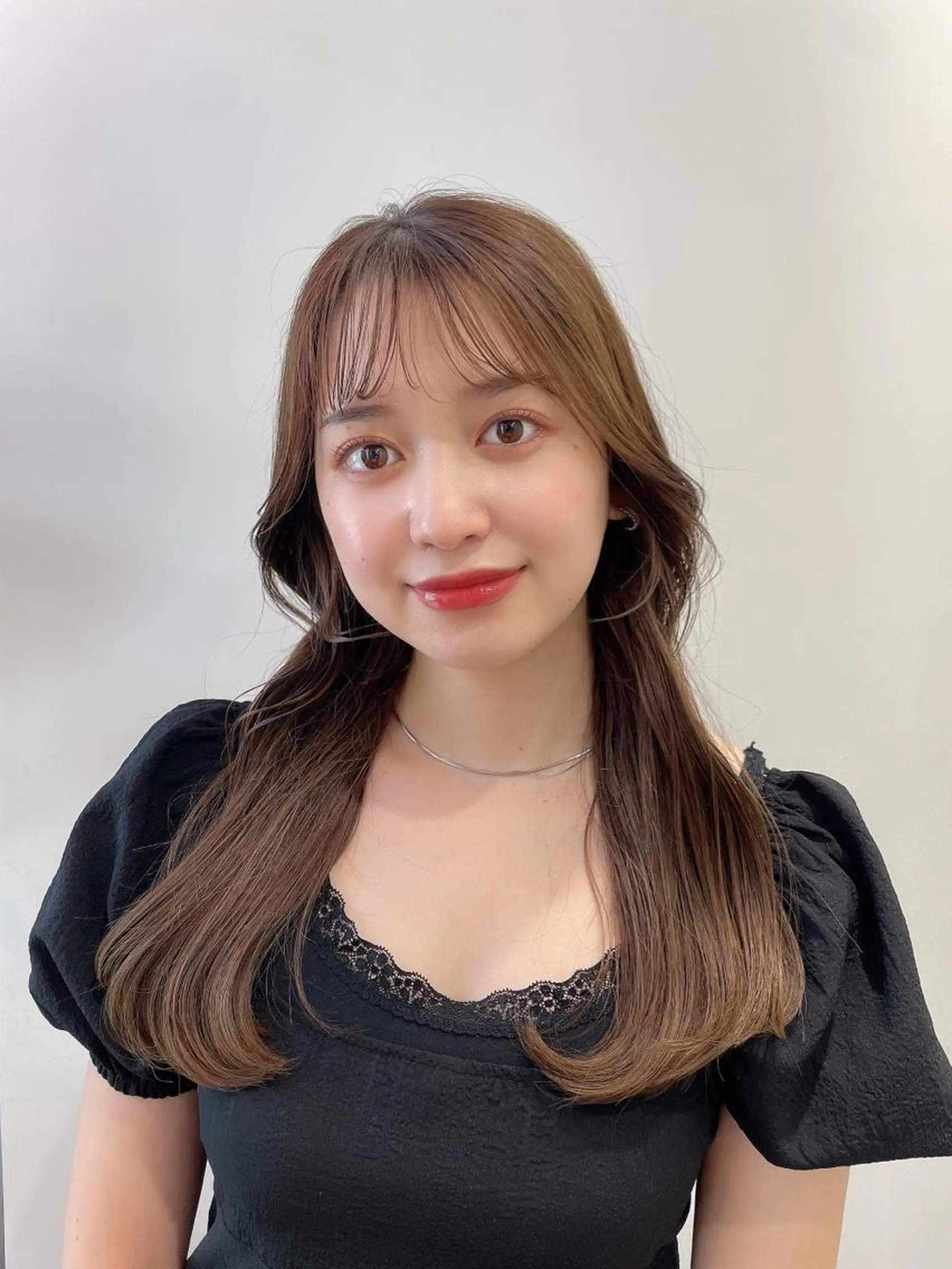 セミロング 韓国風ヘア ❤️ショートカット ・顔周りカット❤️のヘアスタイル