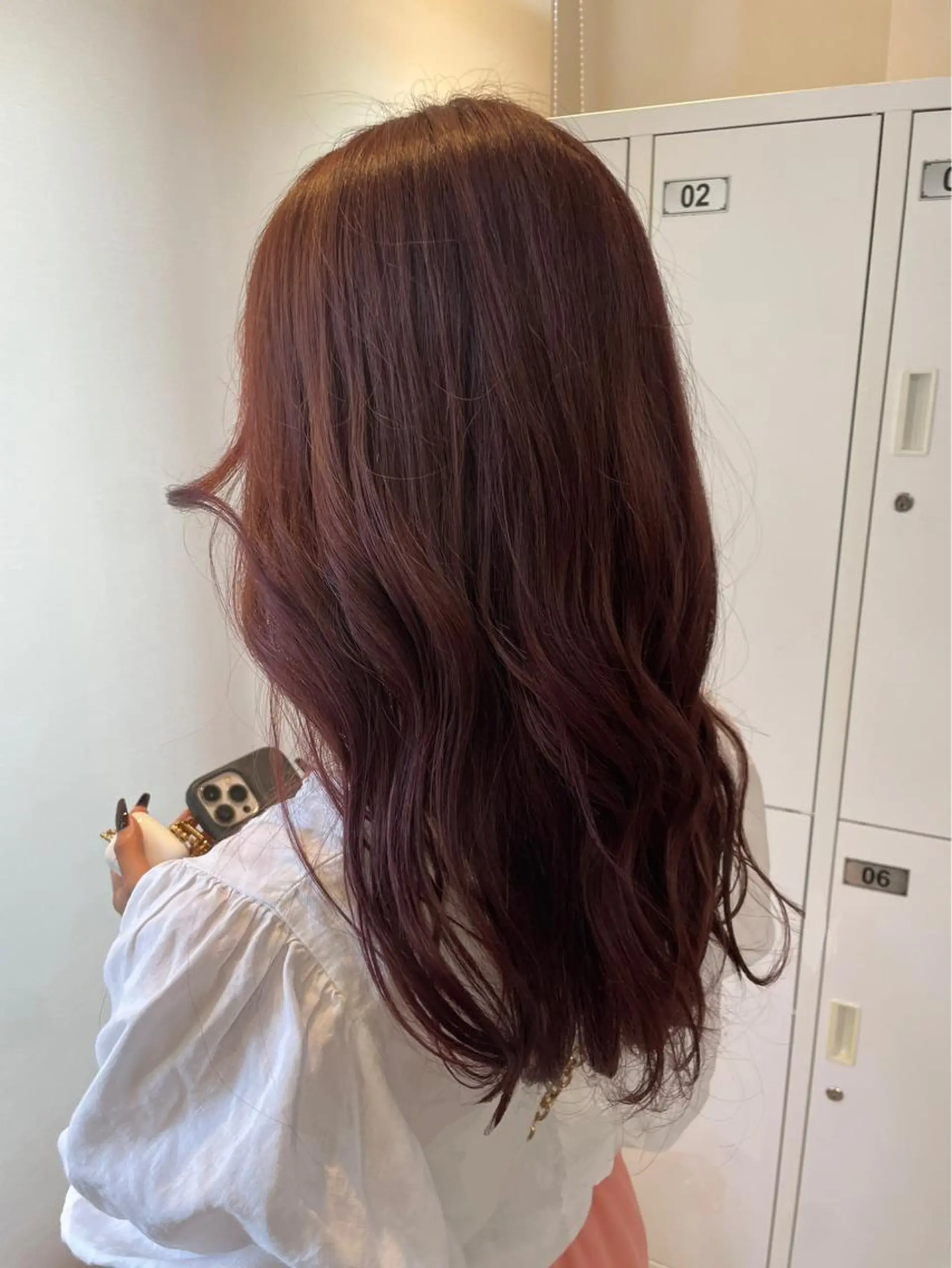 ロング カラー ヘアカラー トリートメント みやした もあのヘアスタイル